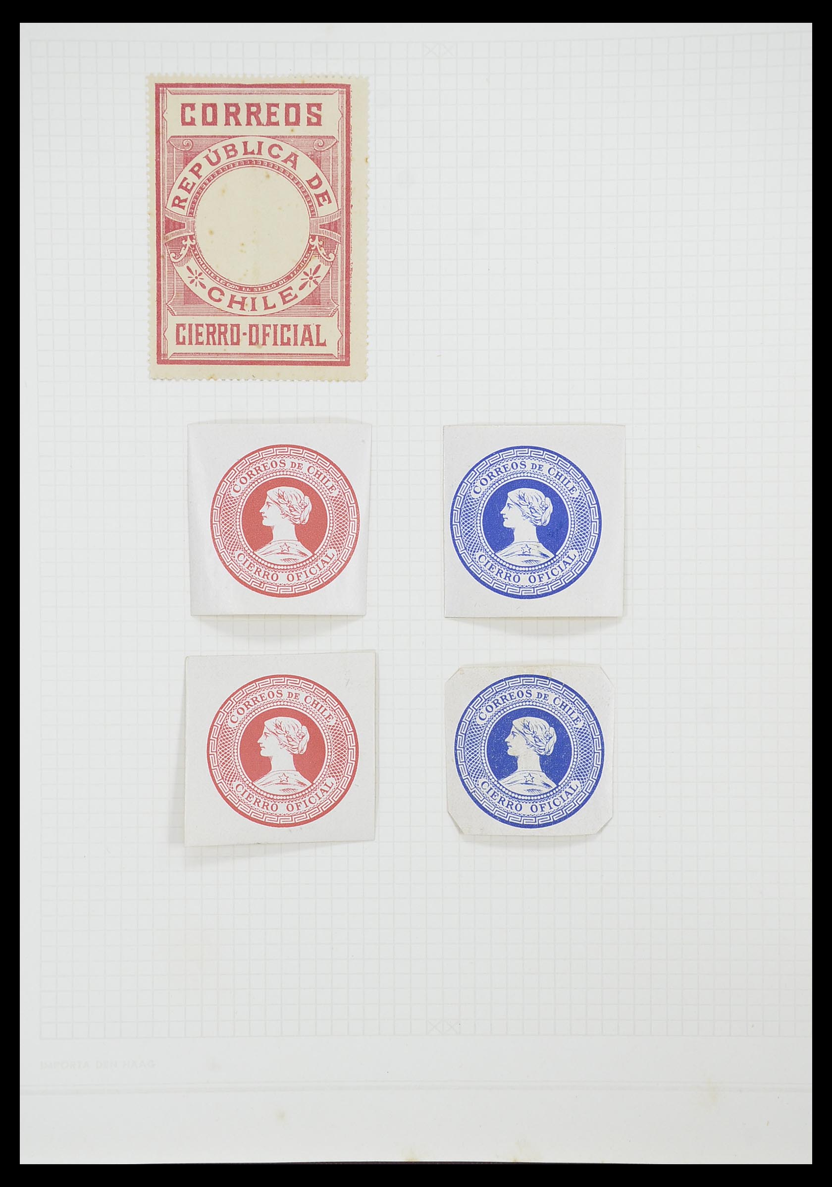 33913 084 - Postzegelverzameling 33913 Latijns Amerika 1850-1950.