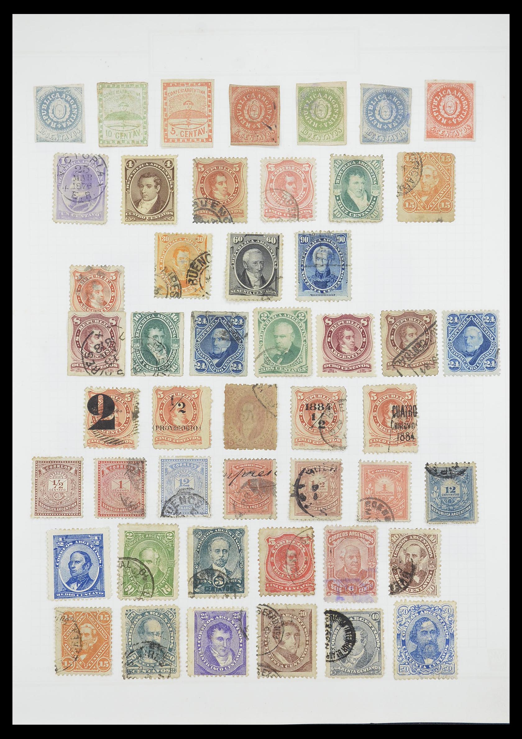 33913 085 - Postzegelverzameling 33913 Latijns Amerika 1850-1950.