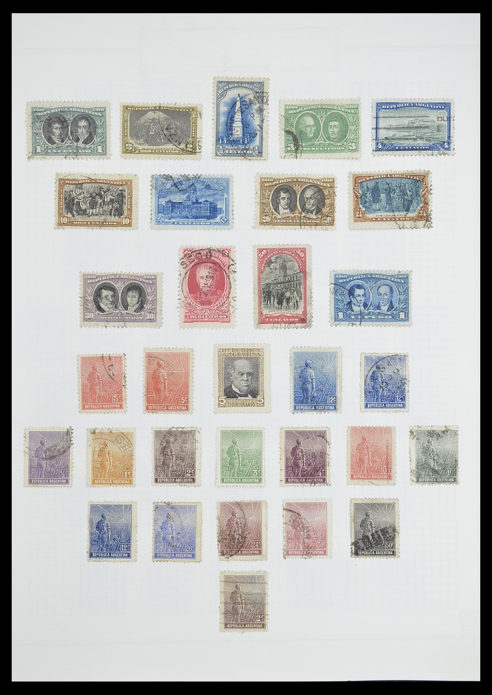 33913 088 - Postzegelverzameling 33913 Latijns Amerika 1850-1950.