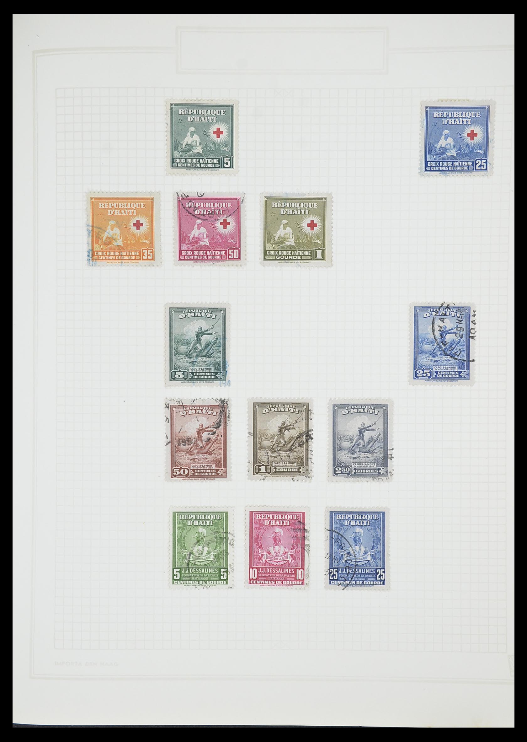 33913 486 - Postzegelverzameling 33913 Latijns Amerika 1850-1950.