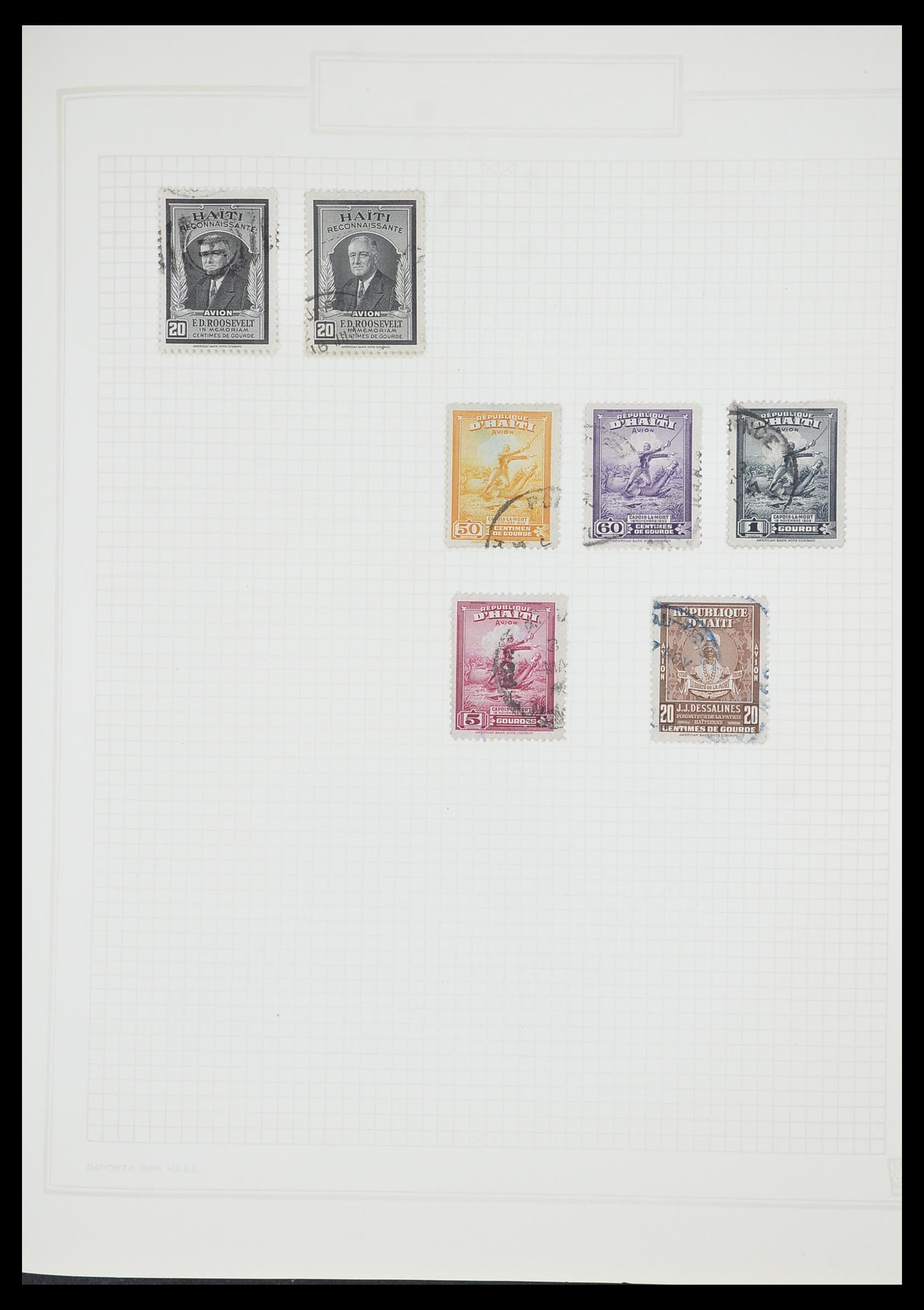 33913 490 - Postzegelverzameling 33913 Latijns Amerika 1850-1950.