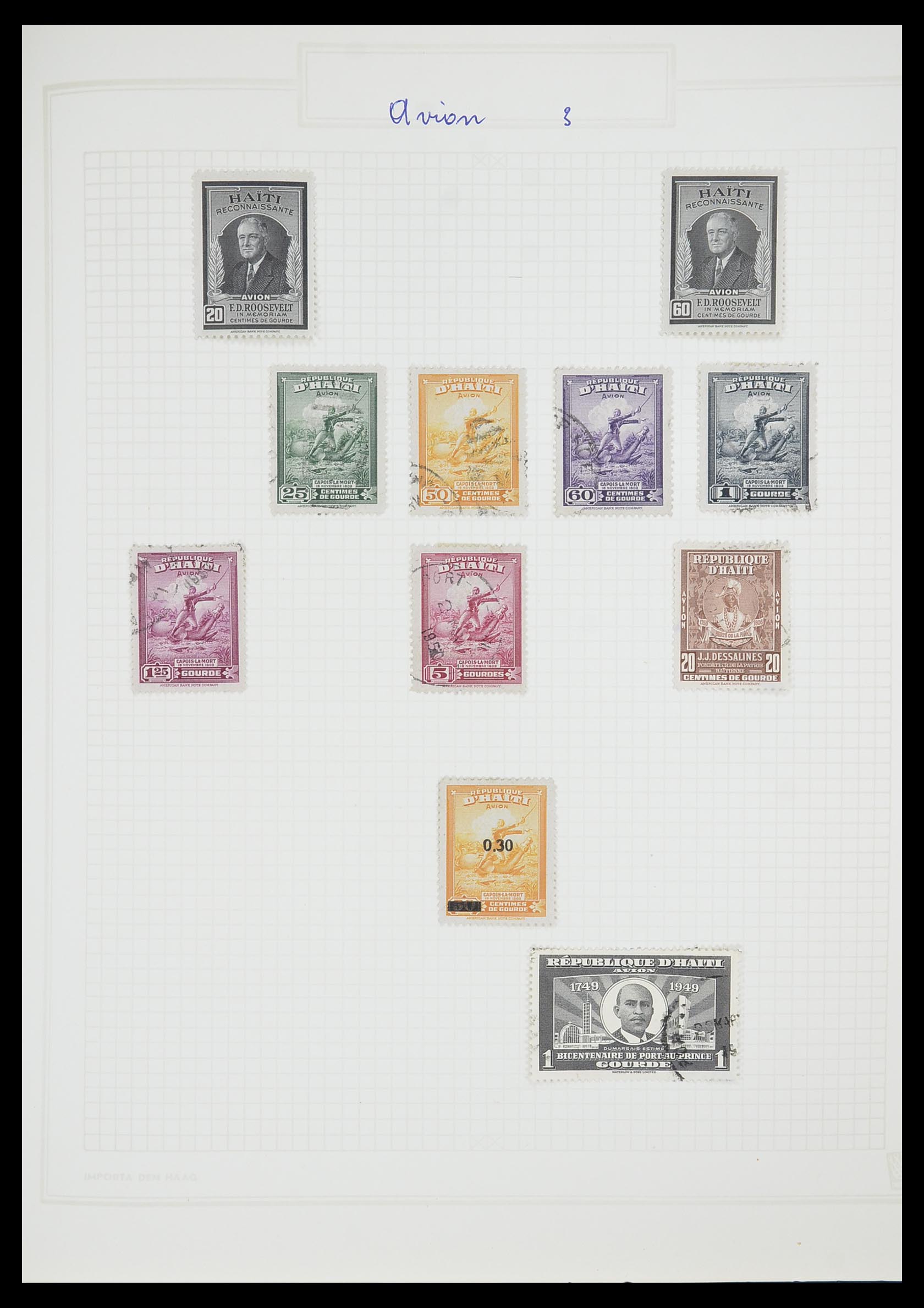 33913 493 - Postzegelverzameling 33913 Latijns Amerika 1850-1950.
