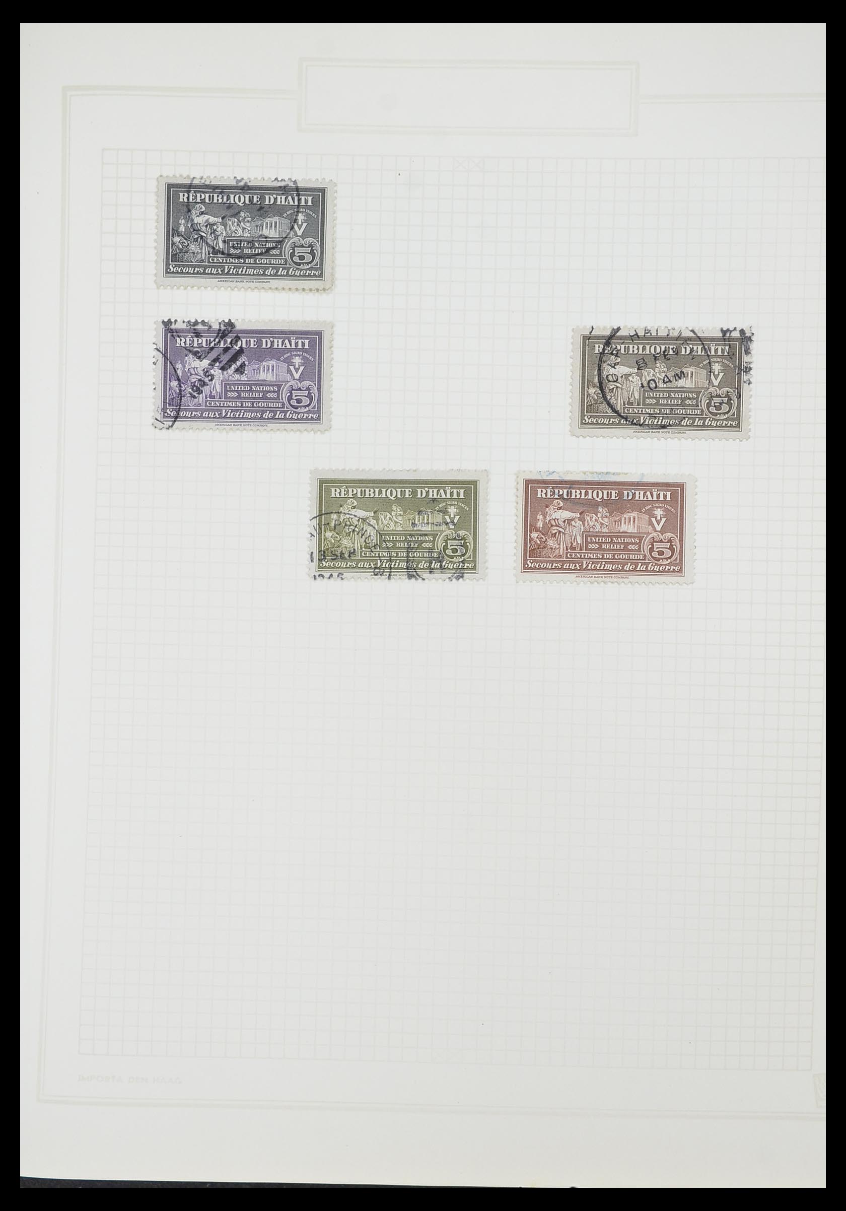 33913 498 - Postzegelverzameling 33913 Latijns Amerika 1850-1950.