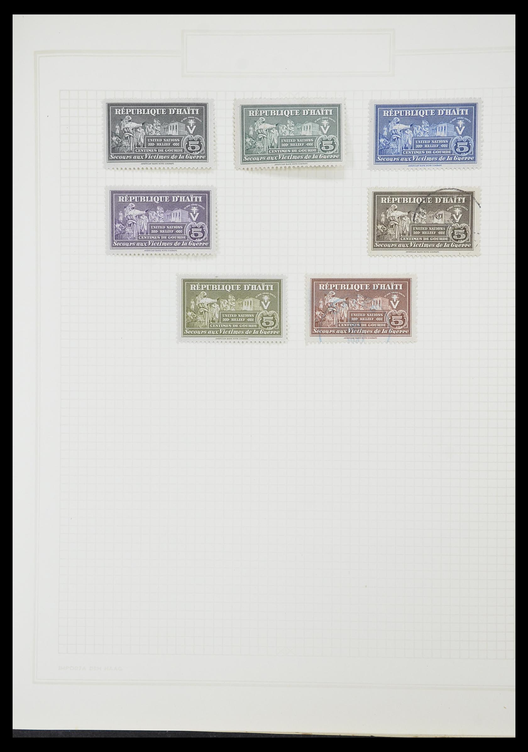 33913 499 - Postzegelverzameling 33913 Latijns Amerika 1850-1950.