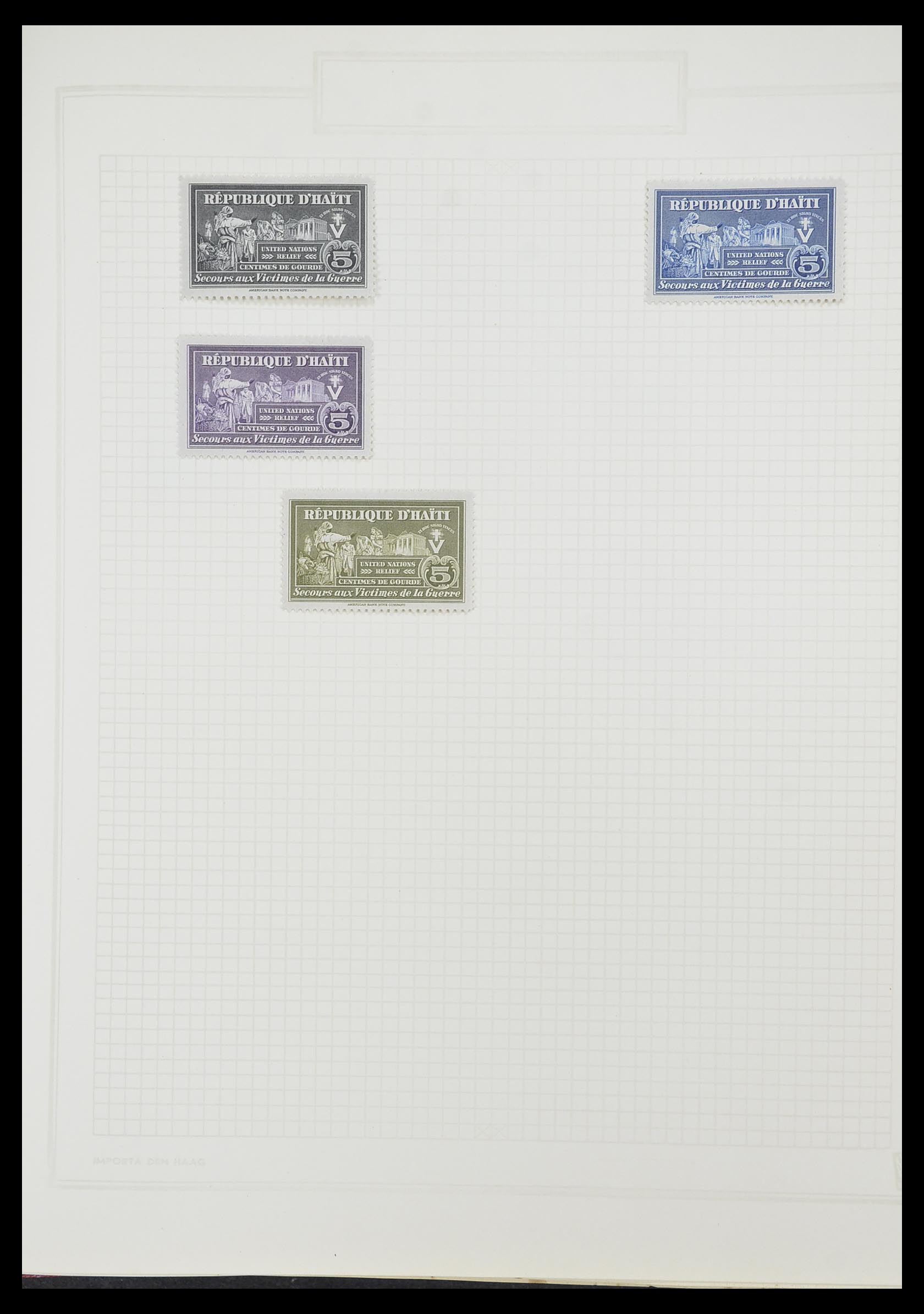 33913 500 - Postzegelverzameling 33913 Latijns Amerika 1850-1950.