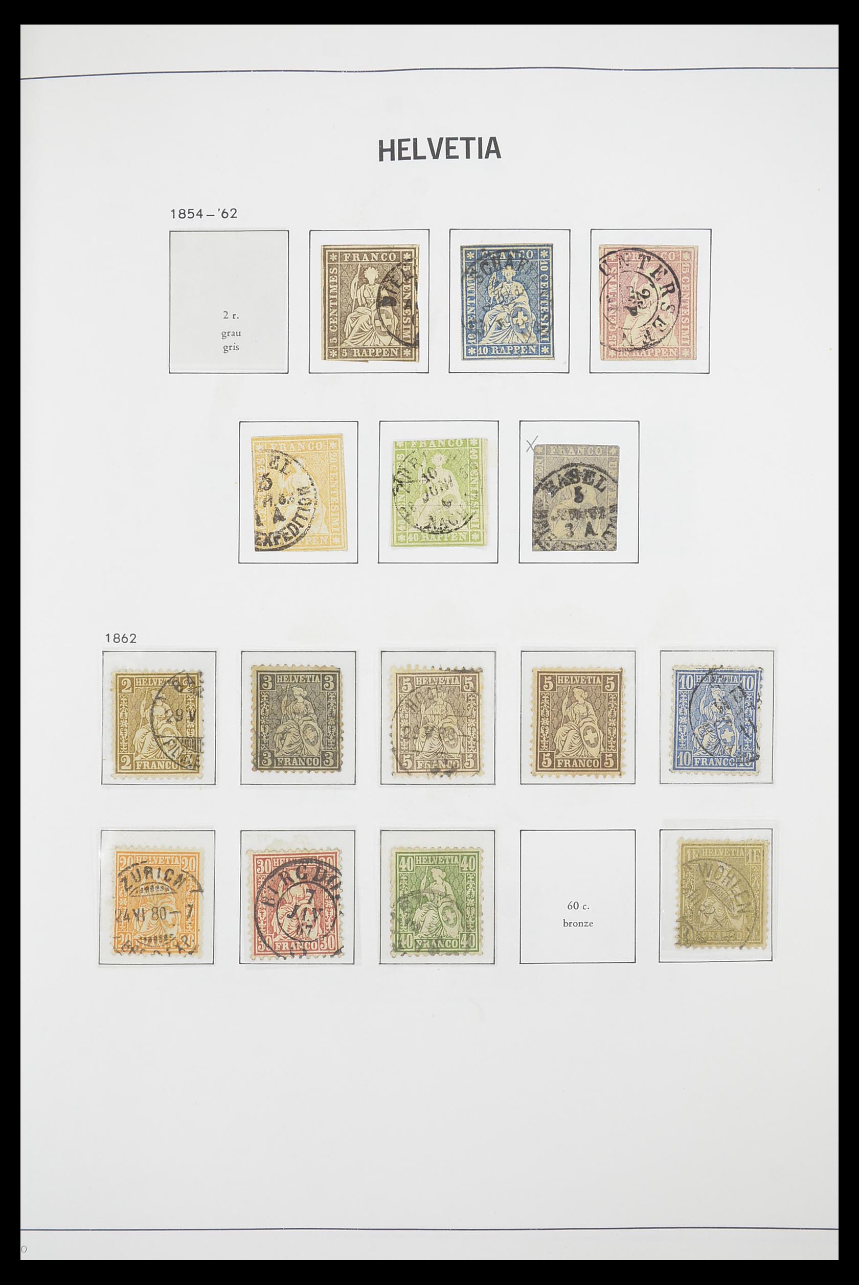 33915 002 - Stamp collection 33915 Switzerland 1850-1994.