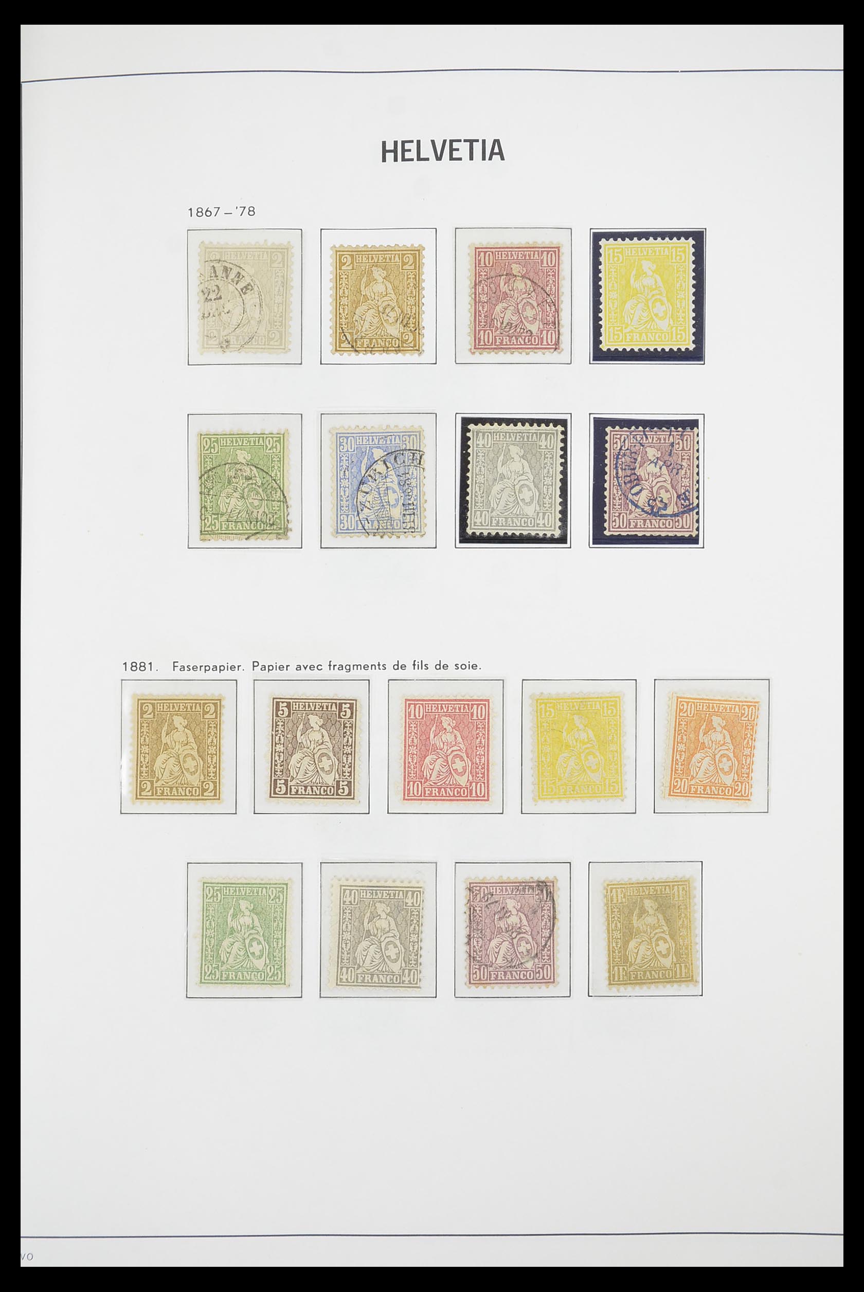 33915 003 - Stamp collection 33915 Switzerland 1850-1994.