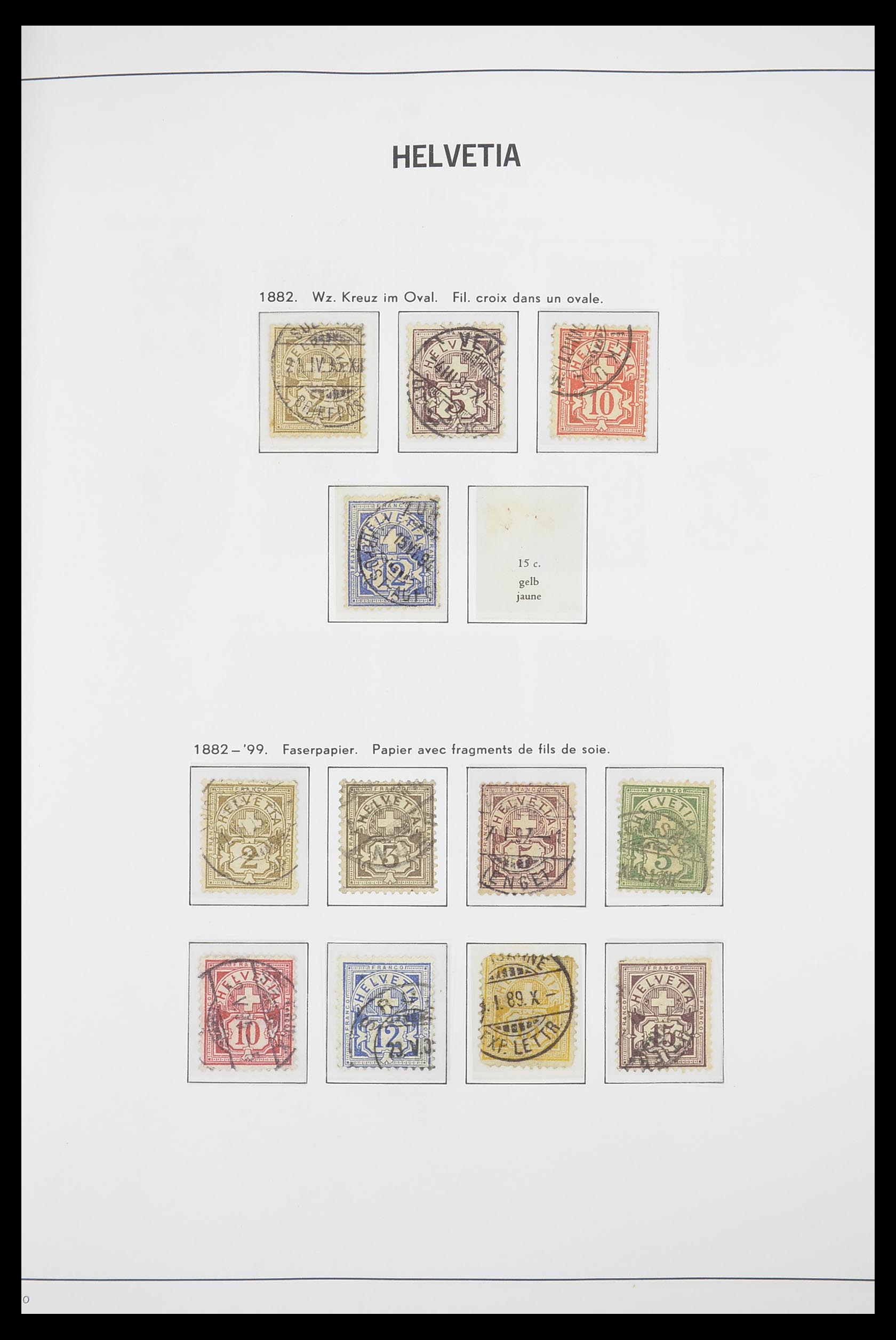 33915 004 - Stamp collection 33915 Switzerland 1850-1994.