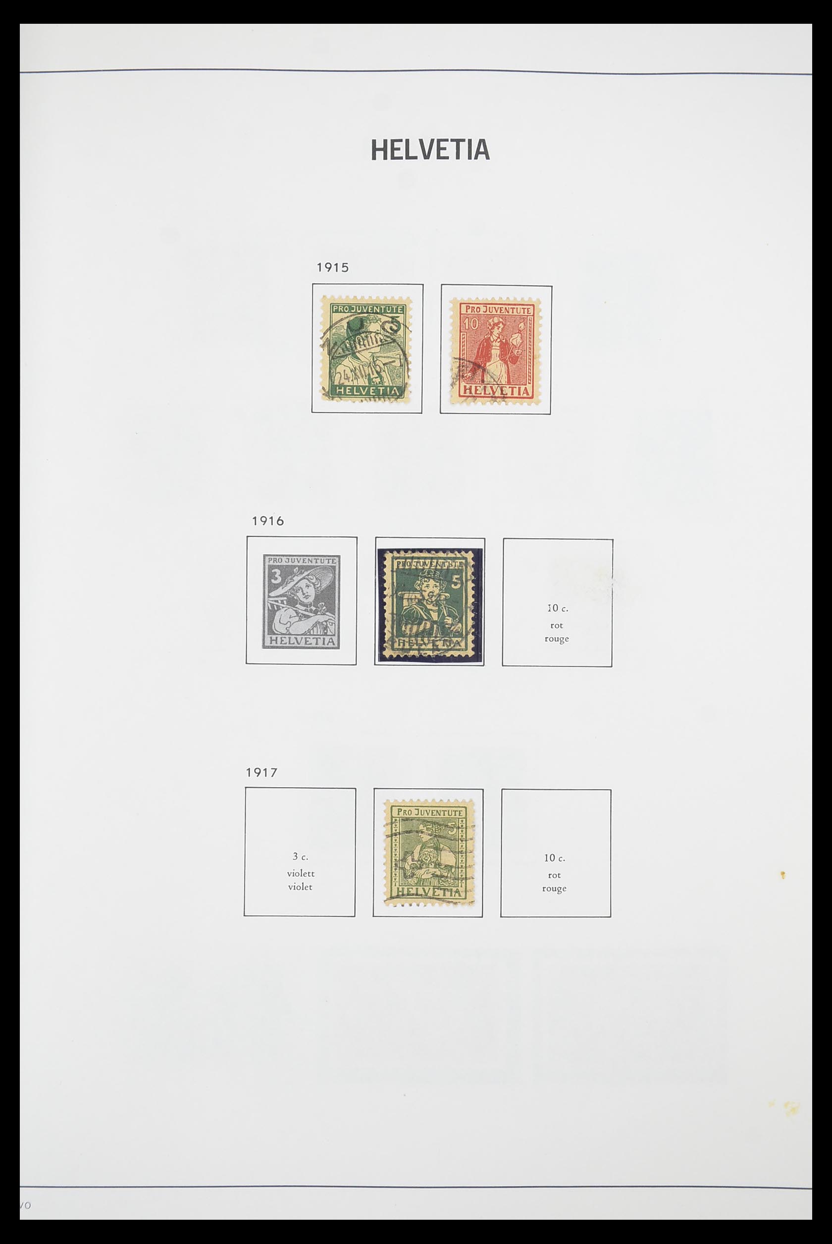 33915 009 - Stamp collection 33915 Switzerland 1850-1994.