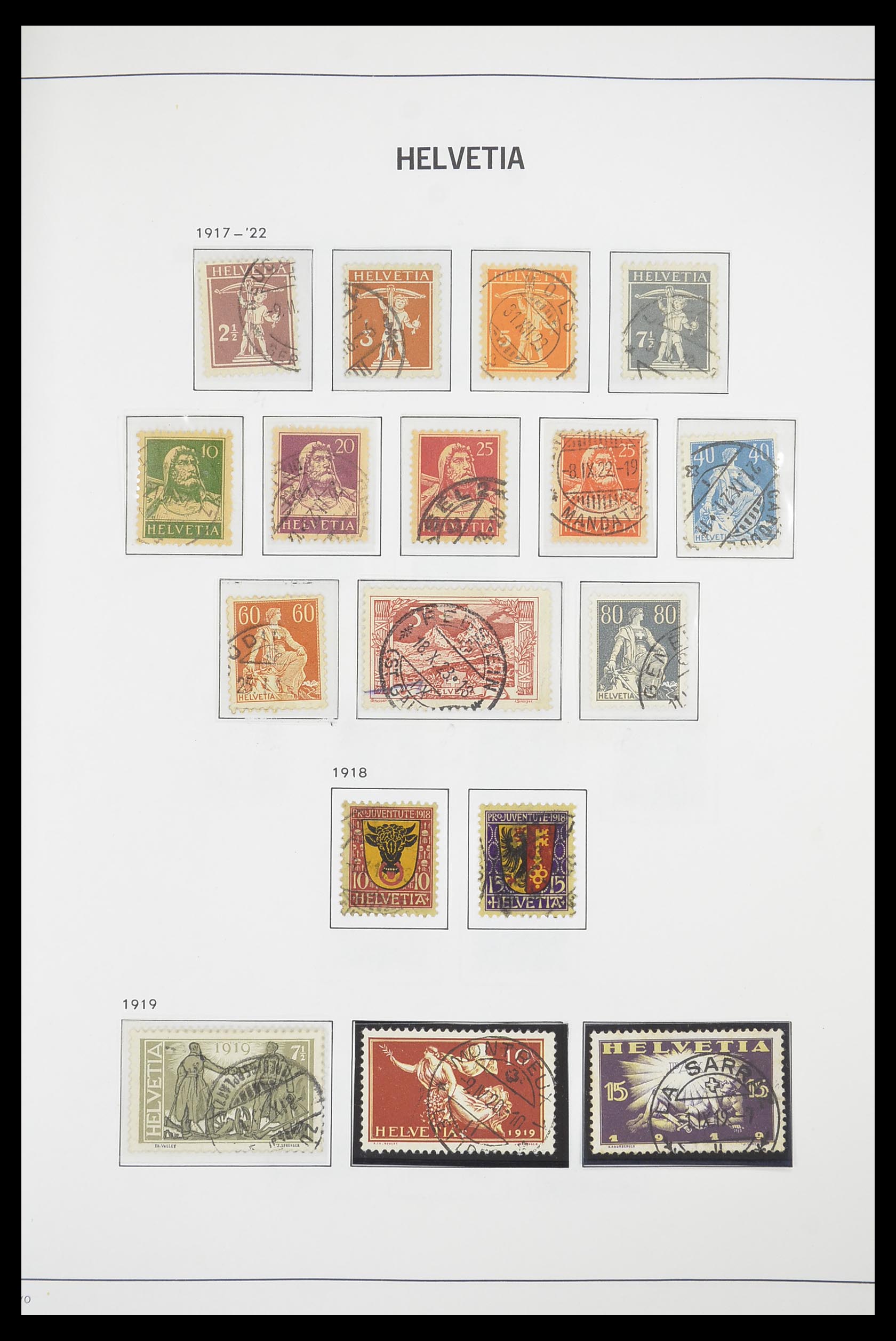 33915 010 - Stamp collection 33915 Switzerland 1850-1994.