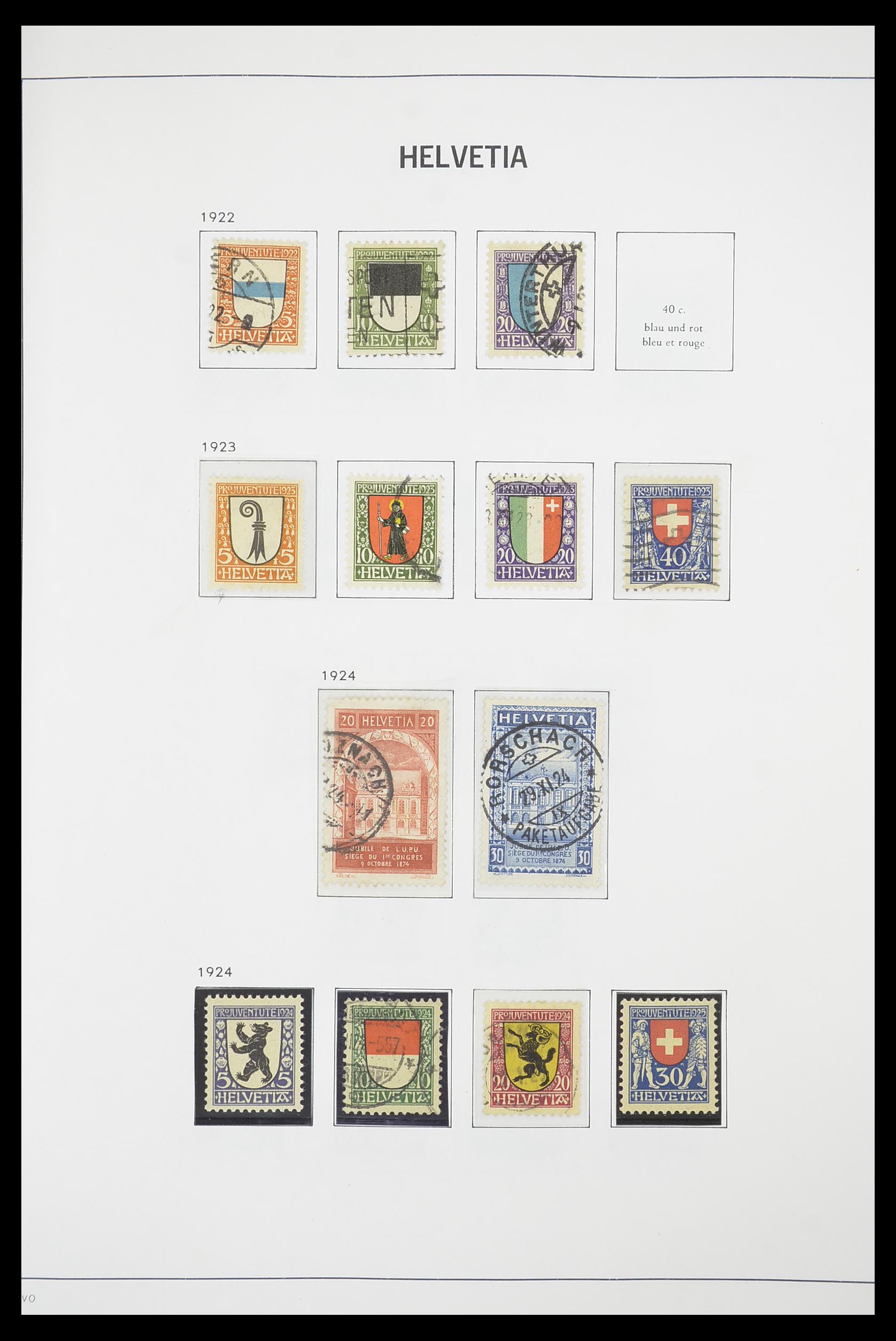 33915 012 - Stamp collection 33915 Switzerland 1850-1994.