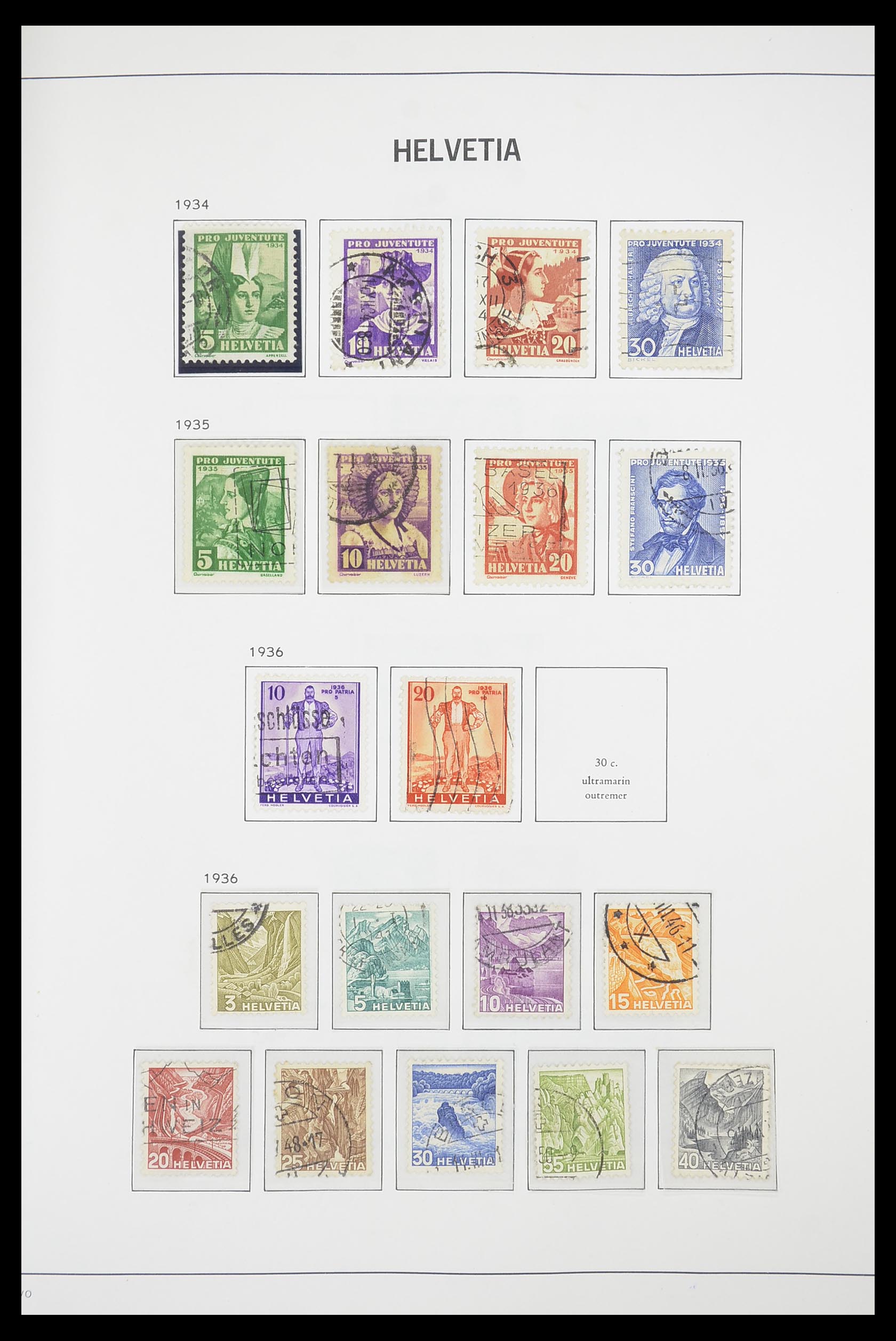 33915 018 - Stamp collection 33915 Switzerland 1850-1994.