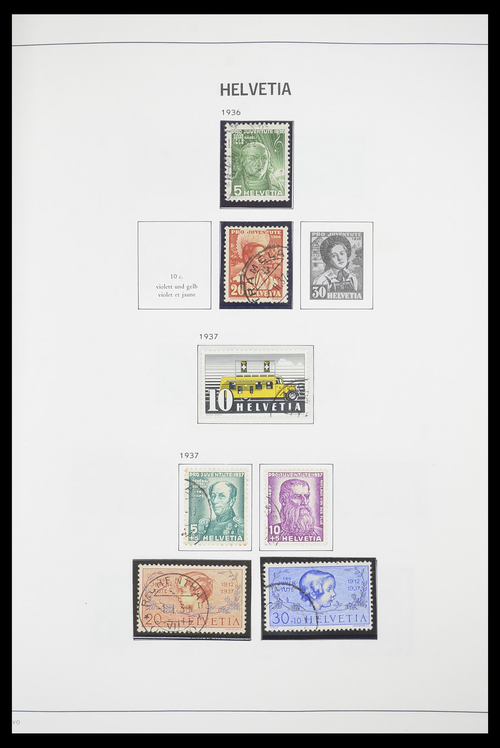 33915 019 - Stamp collection 33915 Switzerland 1850-1994.