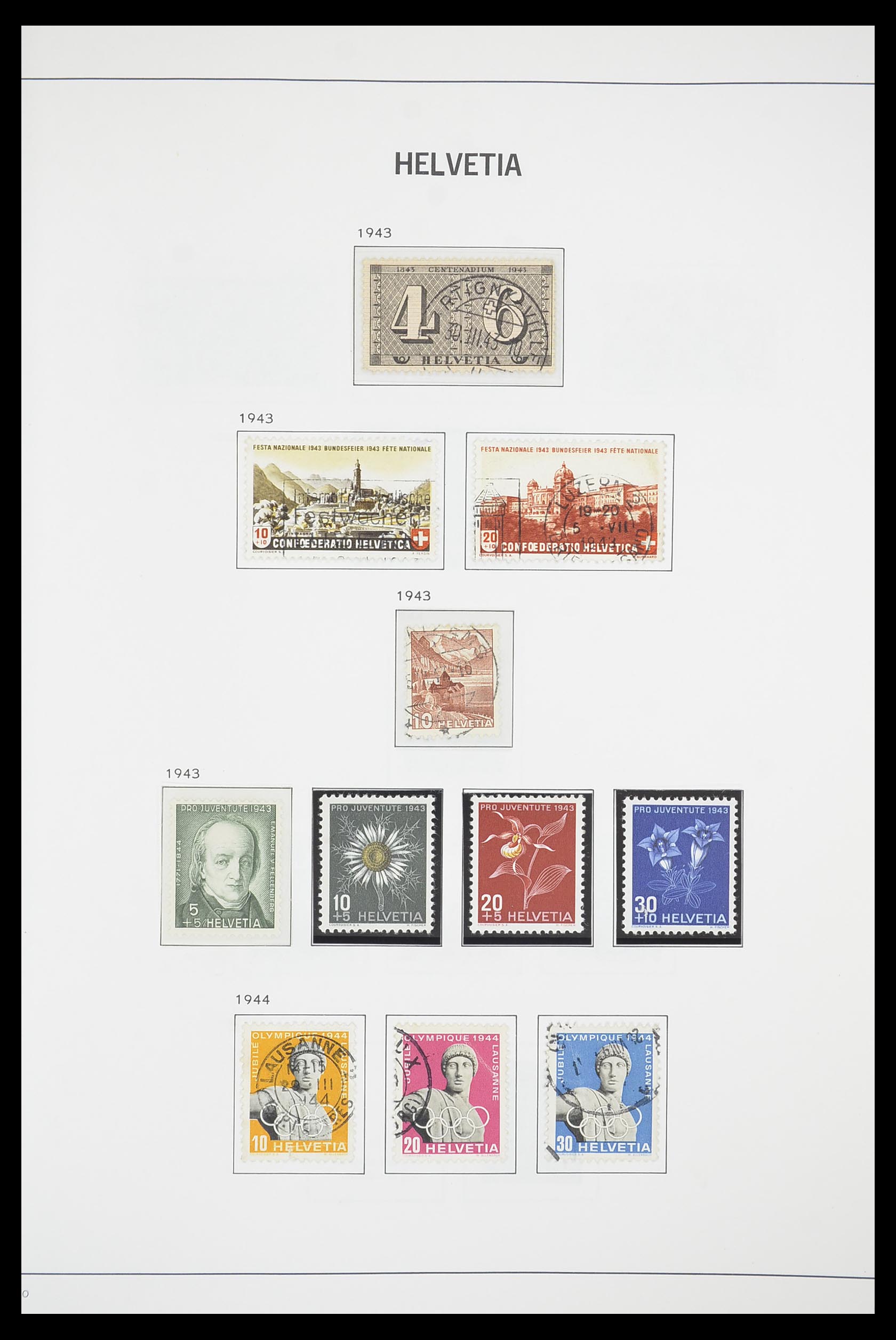 33915 026 - Stamp collection 33915 Switzerland 1850-1994.