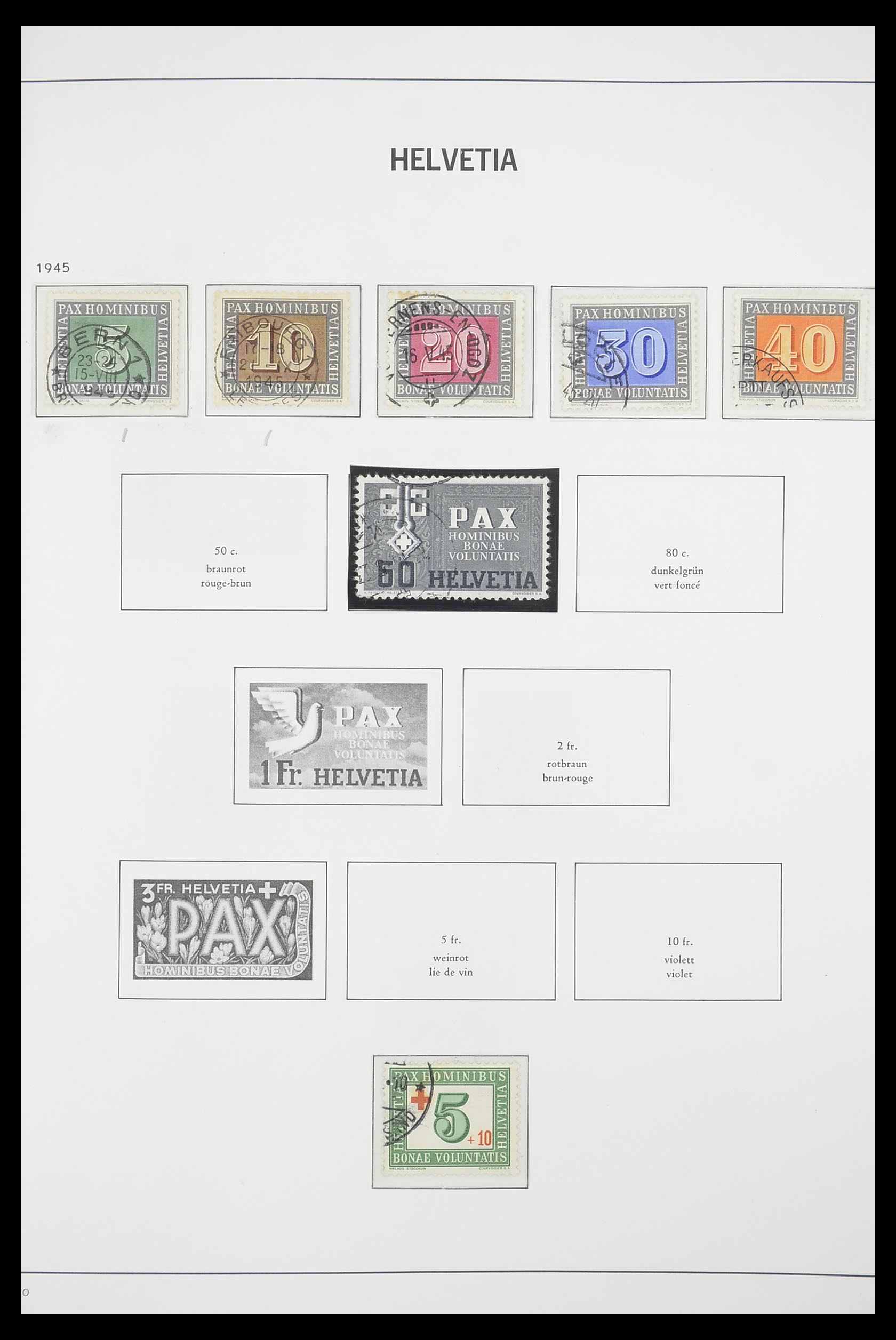 33915 028 - Stamp collection 33915 Switzerland 1850-1994.
