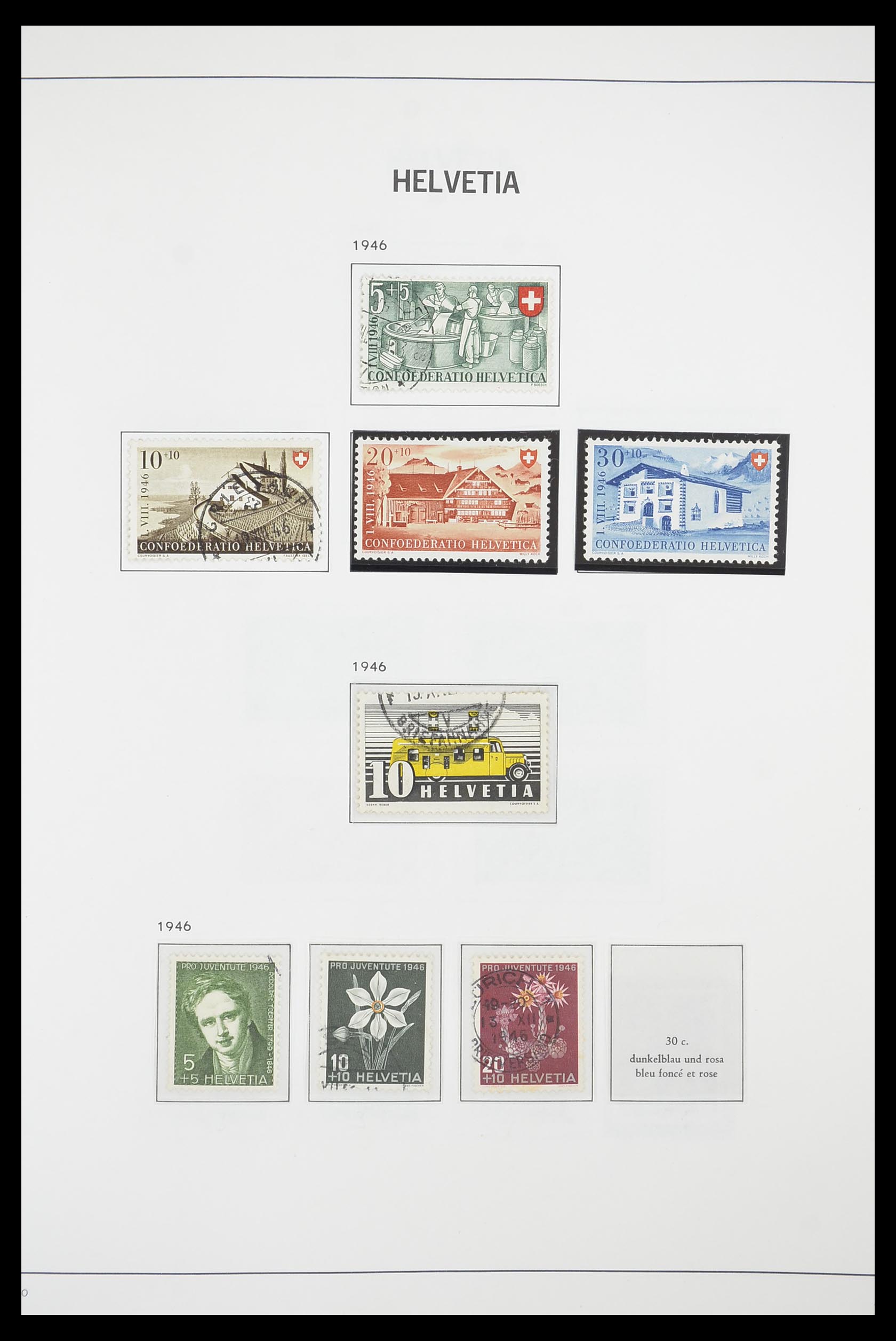 33915 030 - Stamp collection 33915 Switzerland 1850-1994.