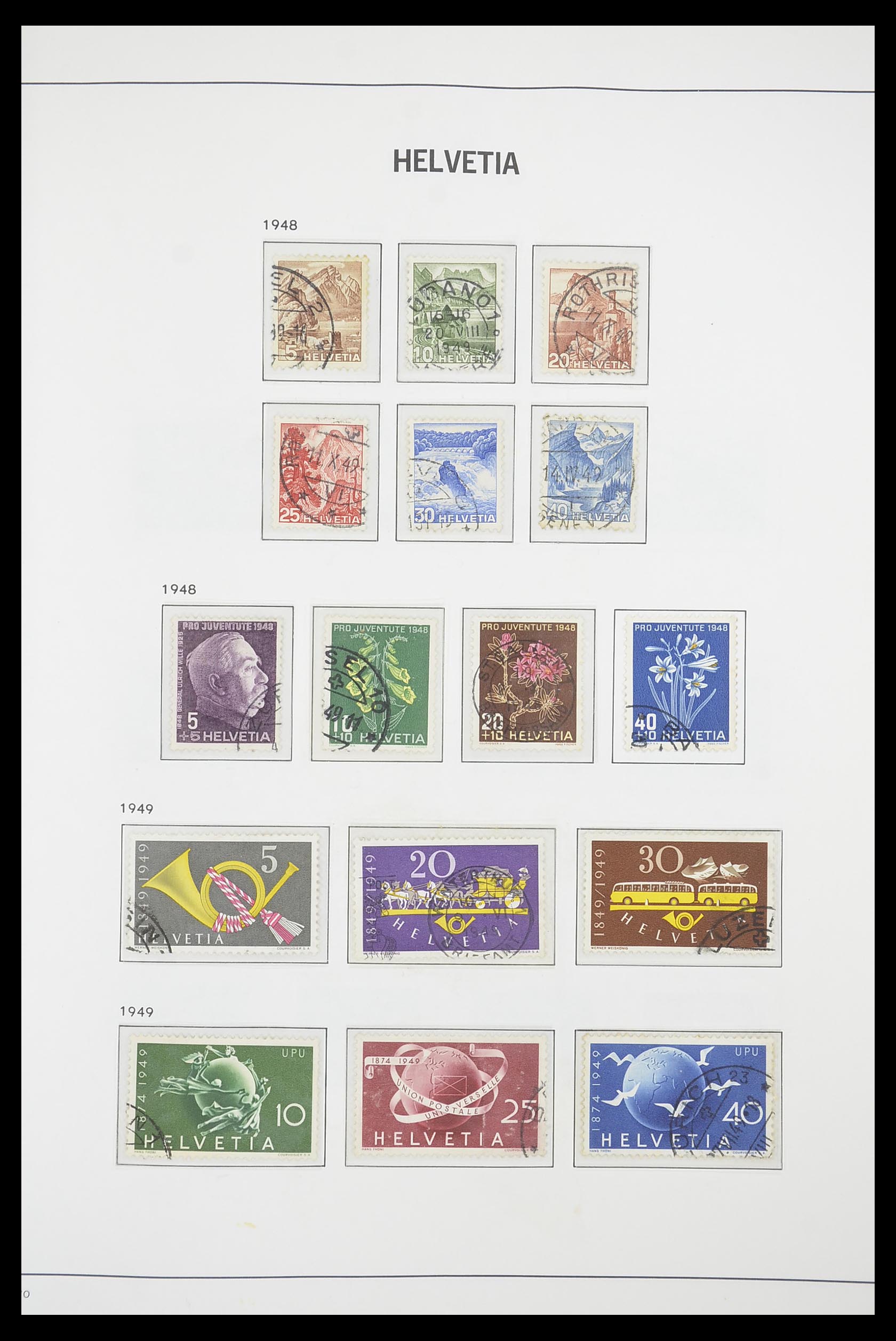33915 033 - Stamp collection 33915 Switzerland 1850-1994.