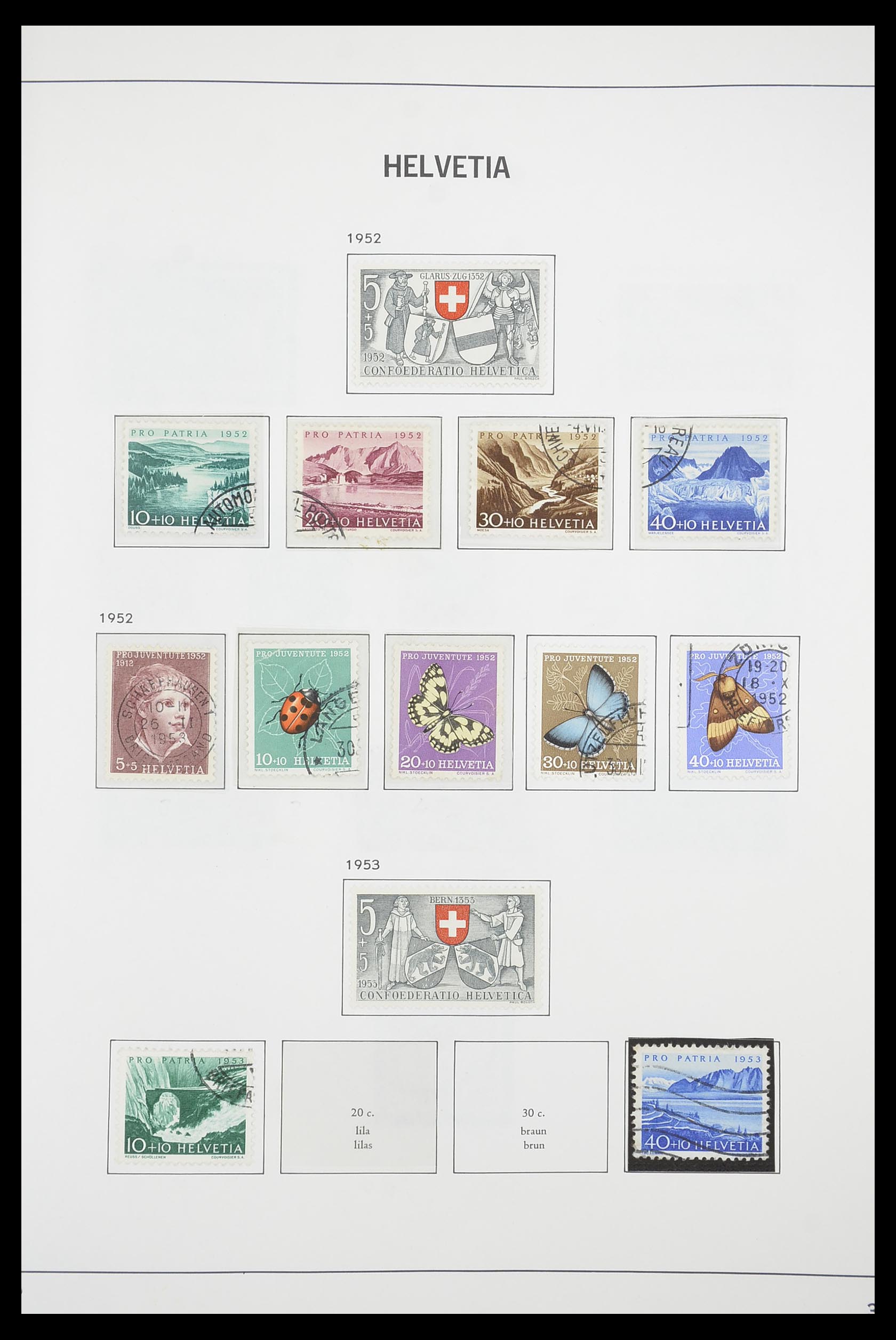 33915 037 - Stamp collection 33915 Switzerland 1850-1994.