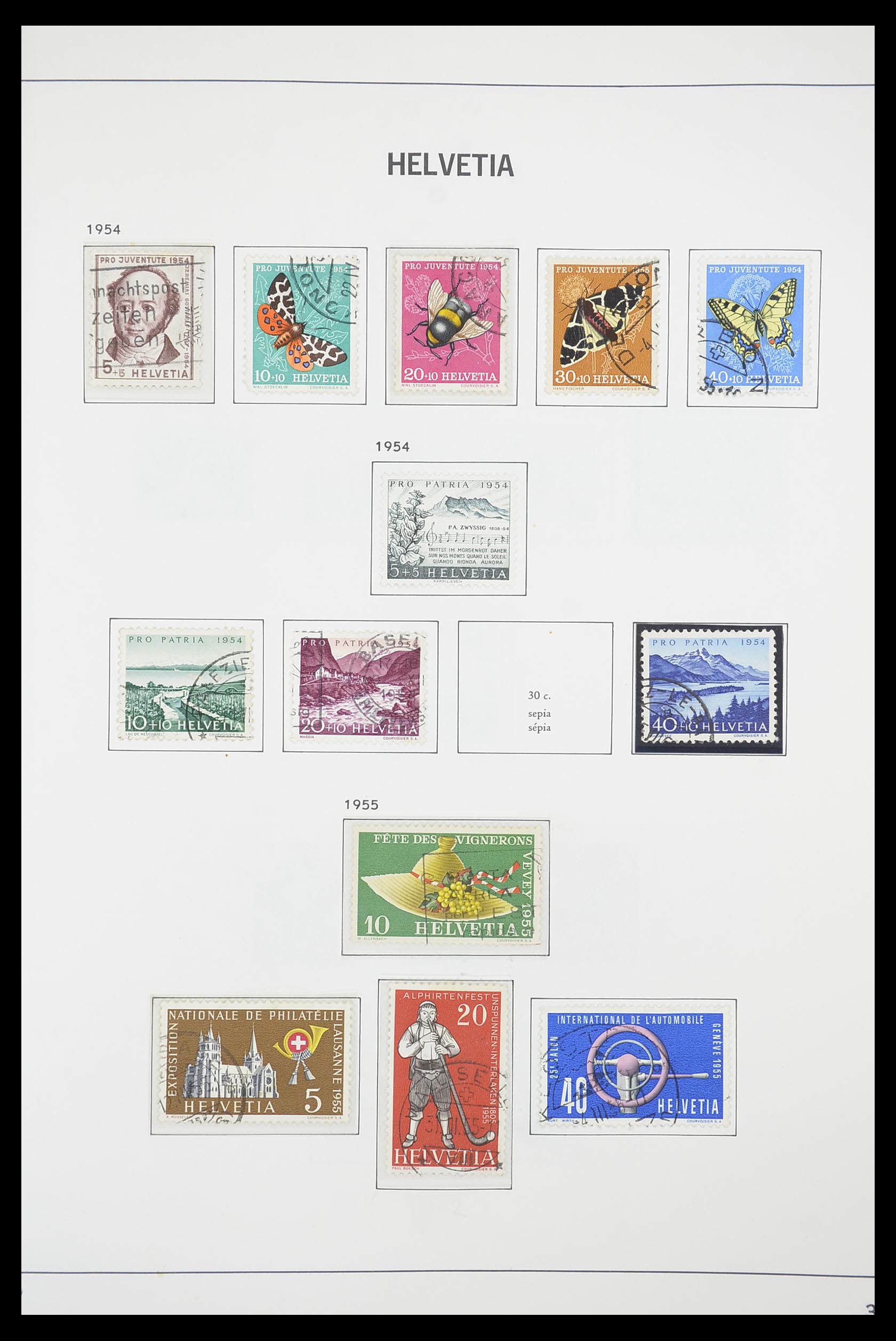 33915 039 - Stamp collection 33915 Switzerland 1850-1994.
