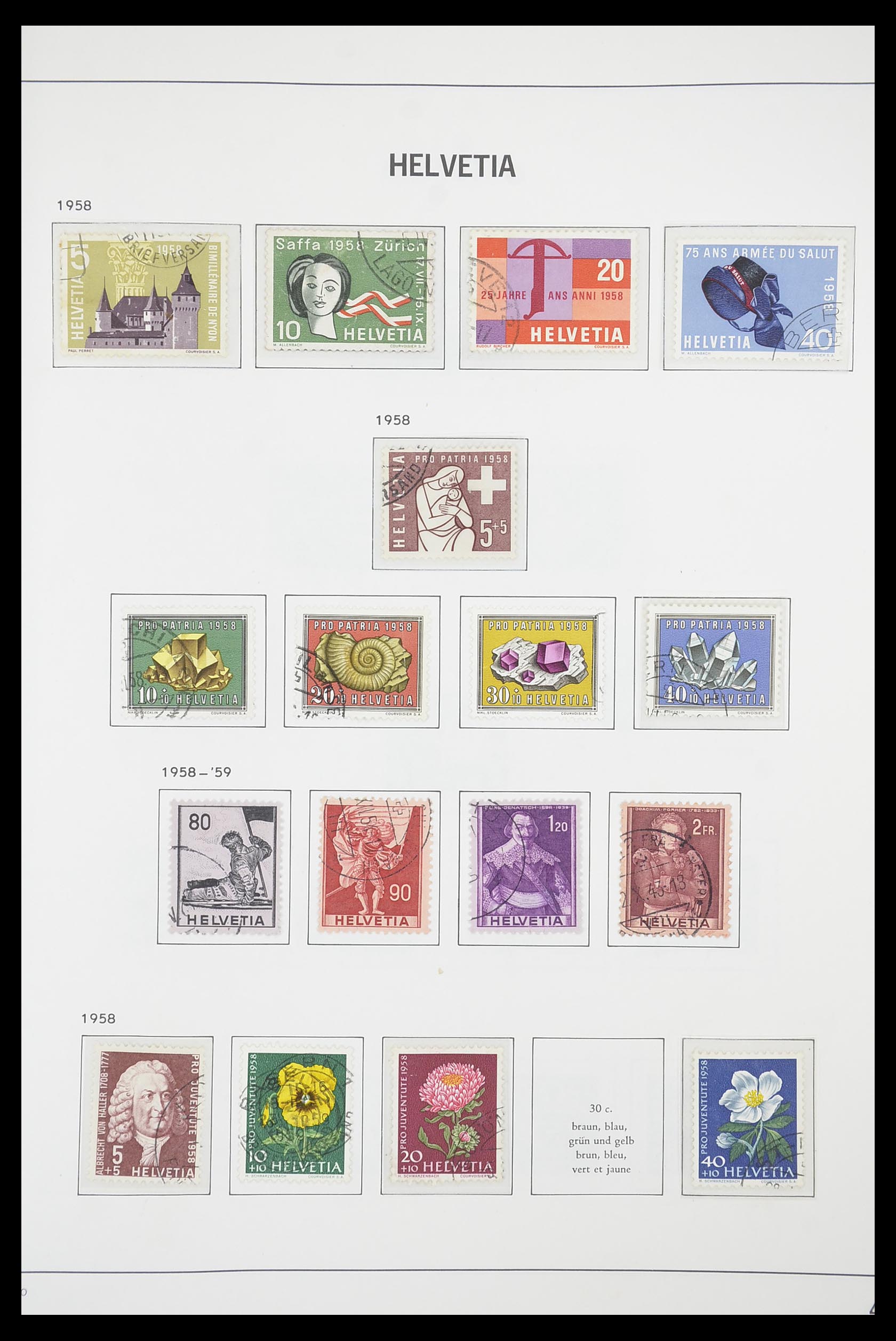 33915 043 - Stamp collection 33915 Switzerland 1850-1994.