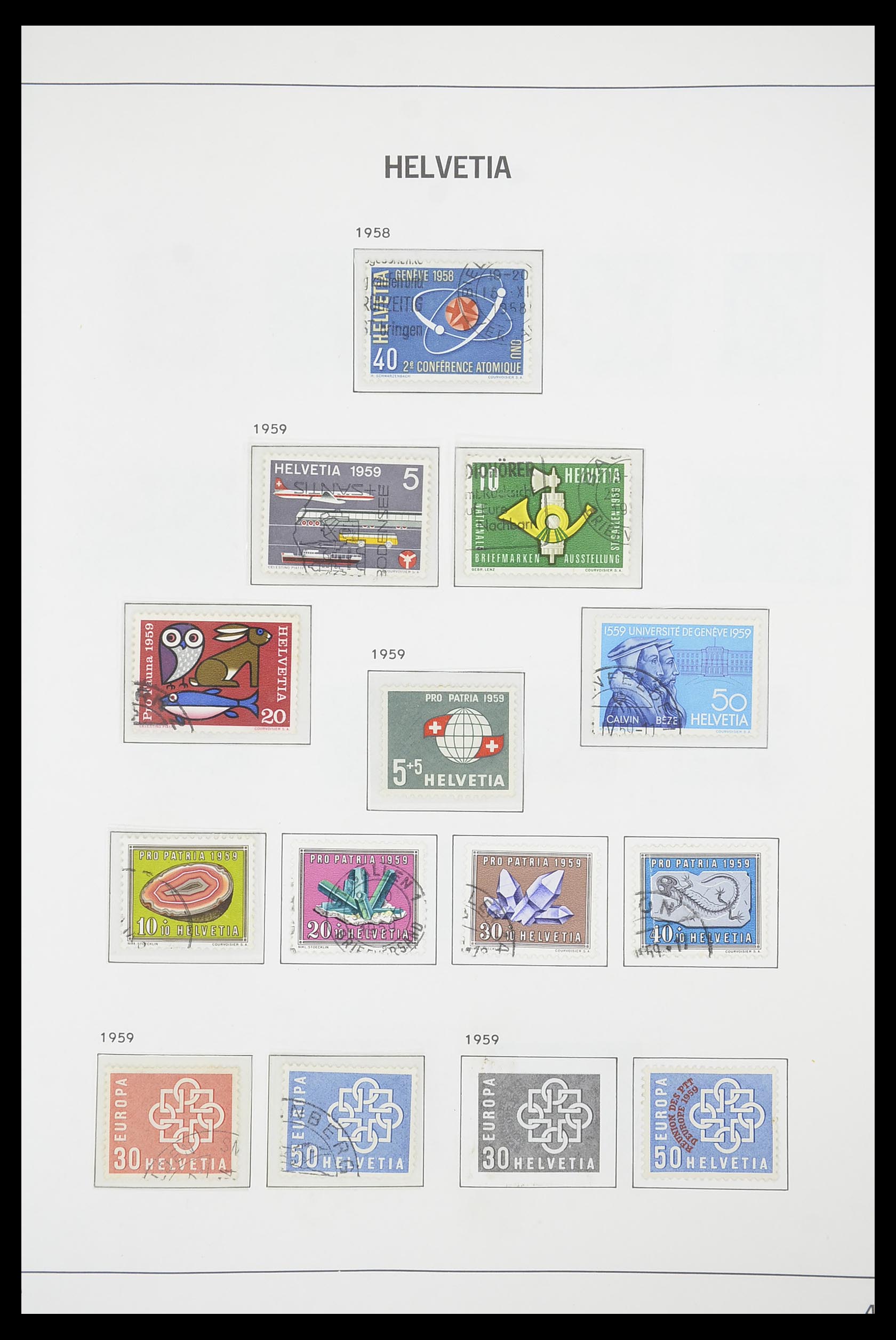 33915 044 - Stamp collection 33915 Switzerland 1850-1994.