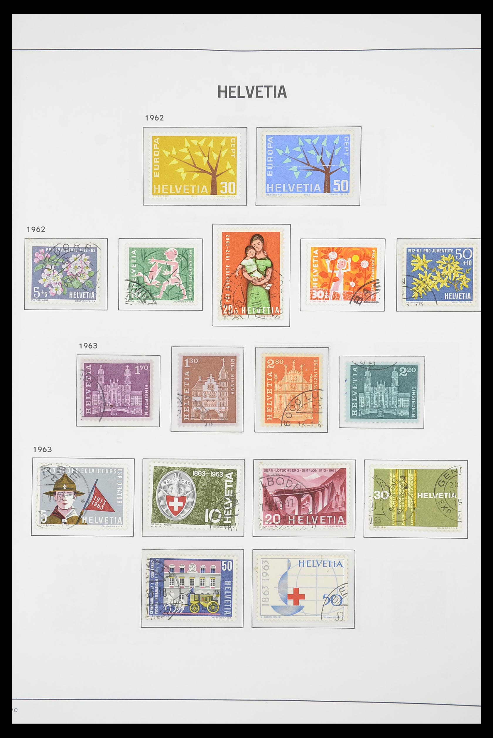 33915 049 - Stamp collection 33915 Switzerland 1850-1994.