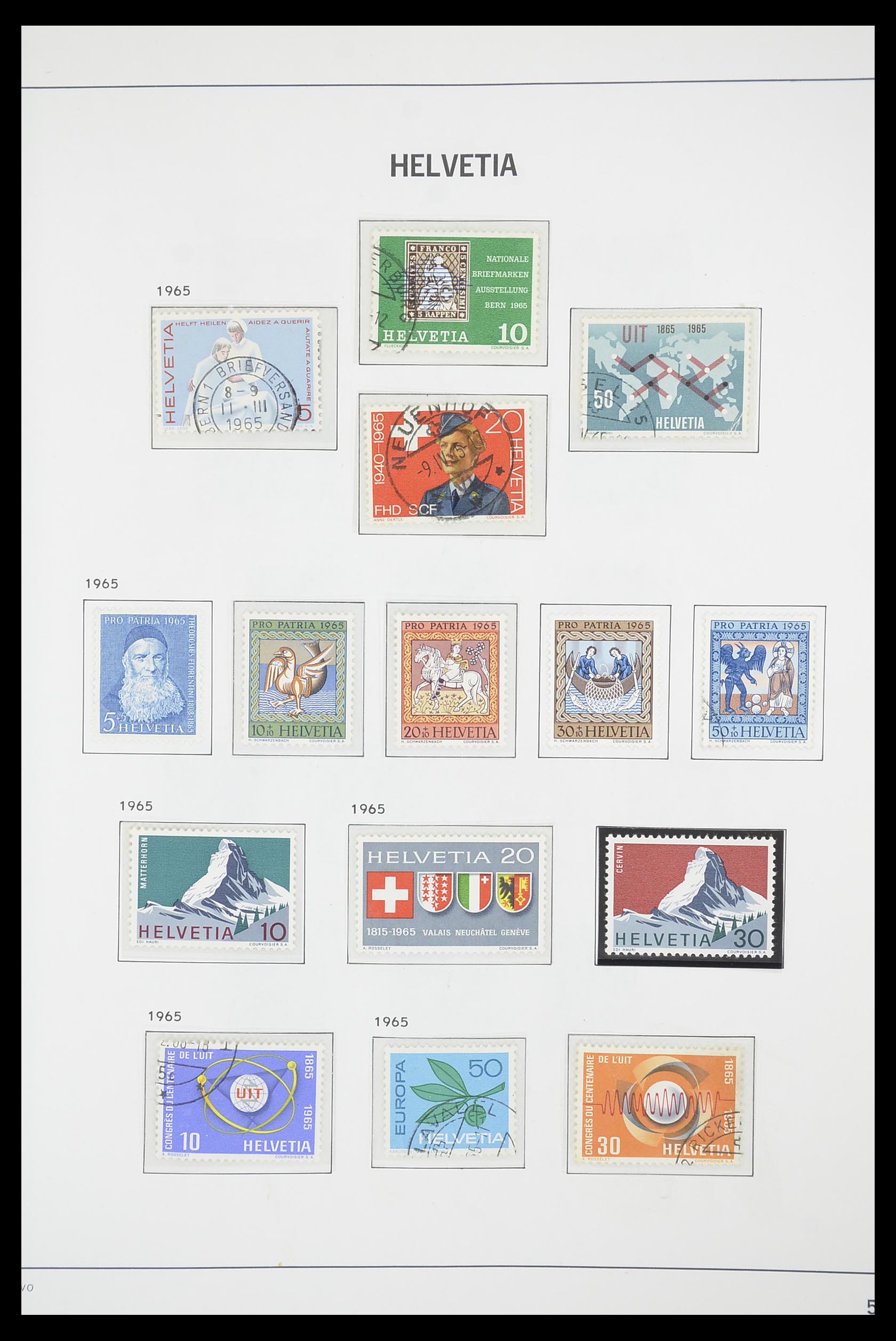33915 052 - Stamp collection 33915 Switzerland 1850-1994.