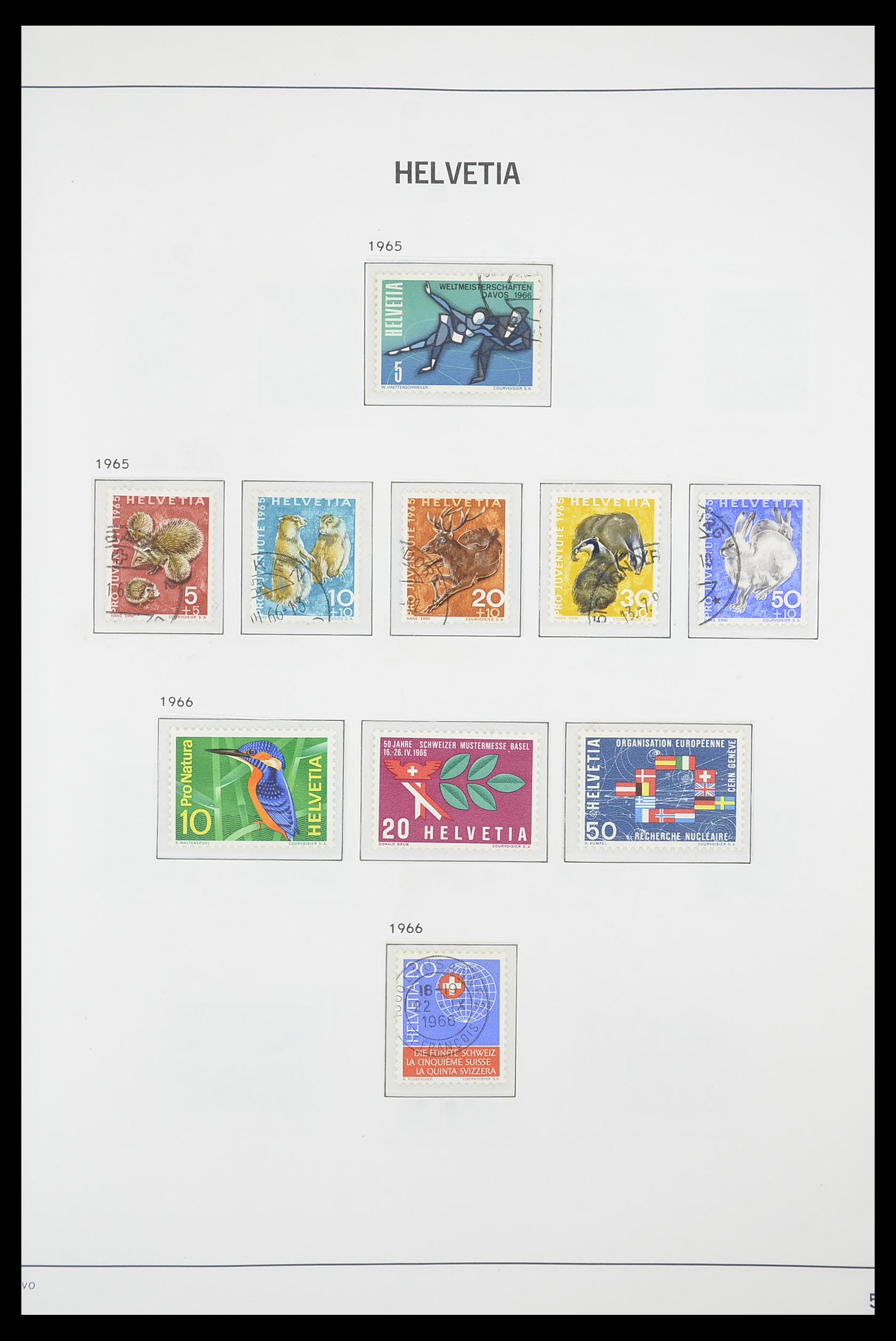 33915 054 - Stamp collection 33915 Switzerland 1850-1994.