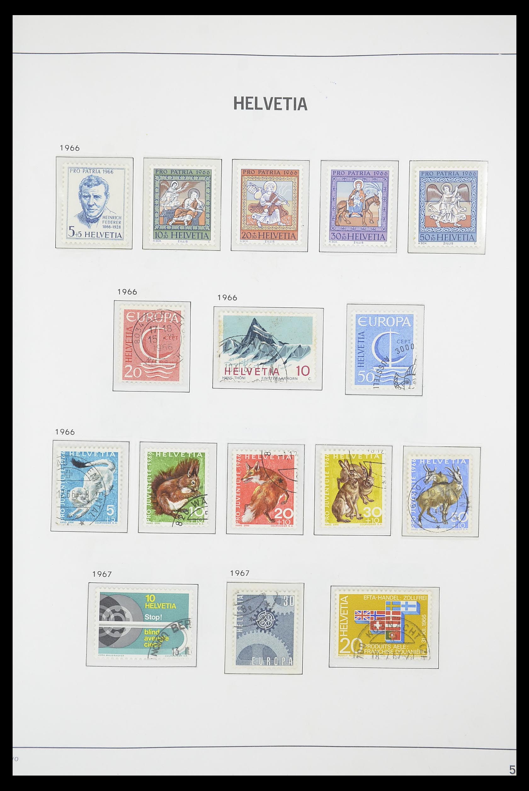 33915 055 - Stamp collection 33915 Switzerland 1850-1994.