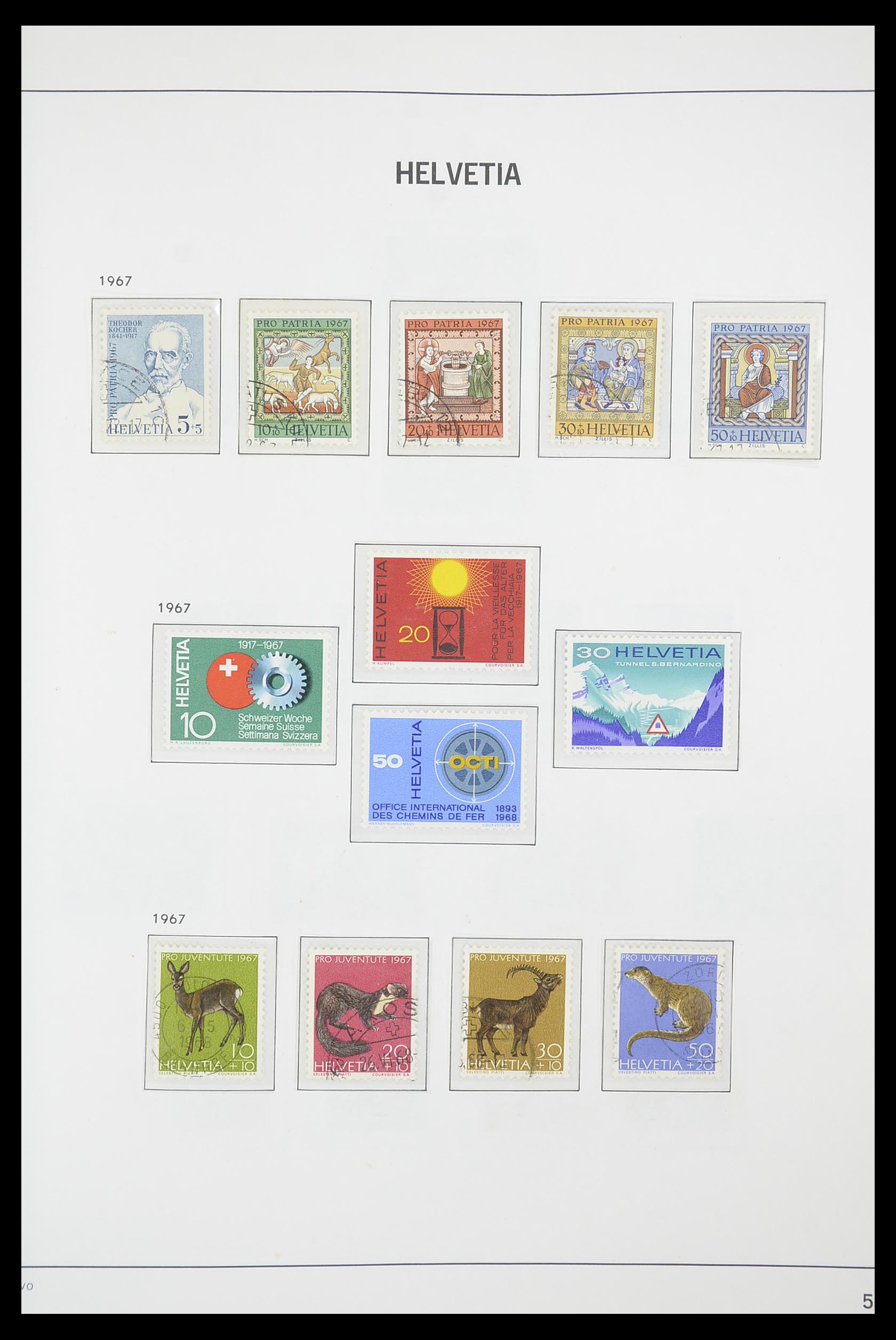 33915 056 - Stamp collection 33915 Switzerland 1850-1994.