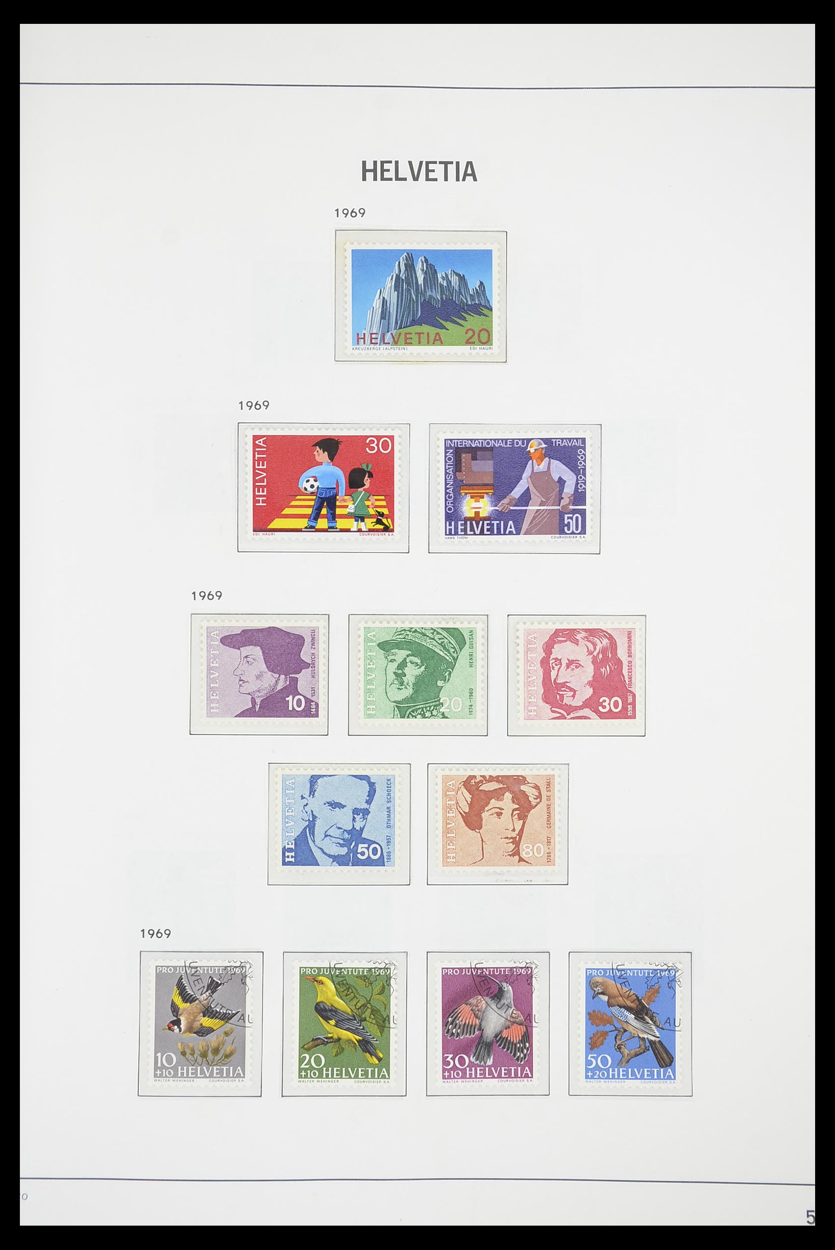 33915 059 - Stamp collection 33915 Switzerland 1850-1994.