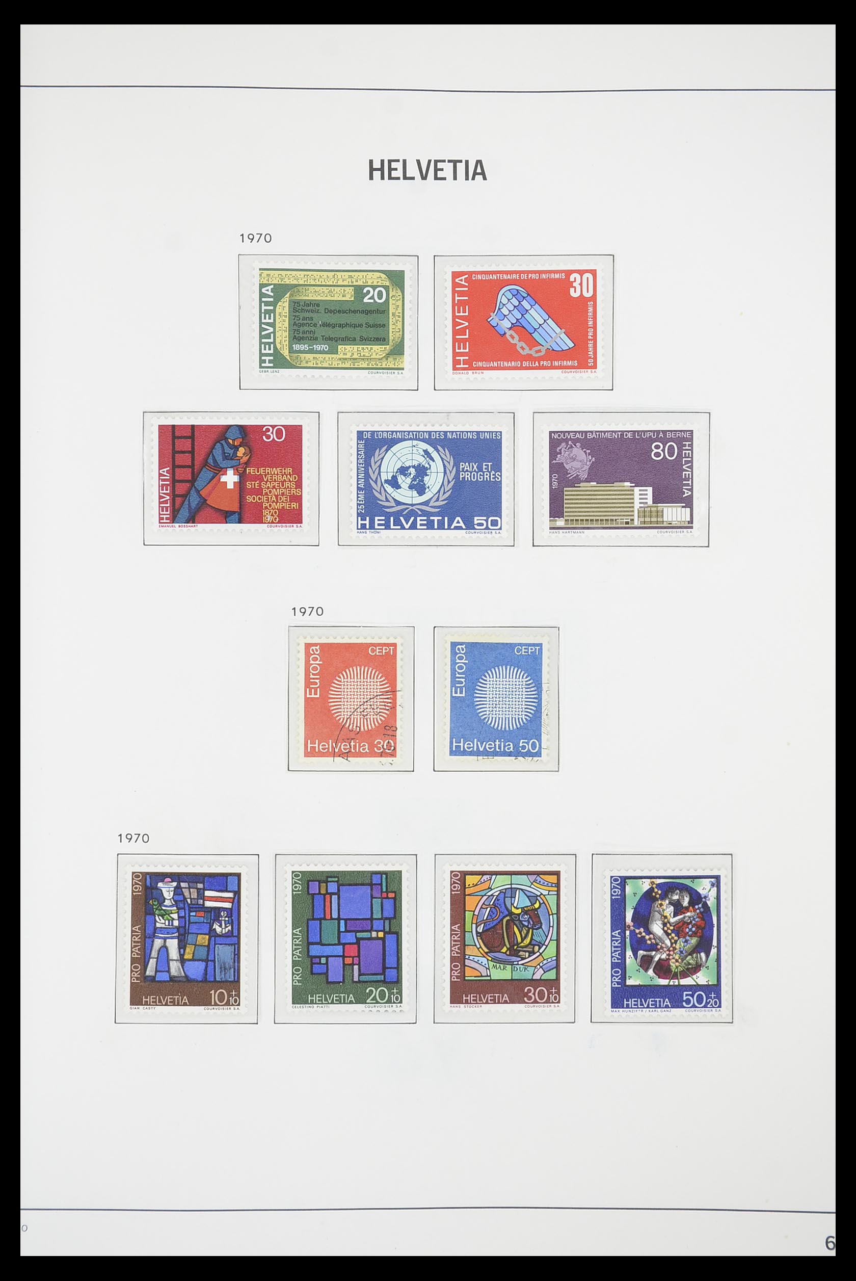 33915 060 - Stamp collection 33915 Switzerland 1850-1994.