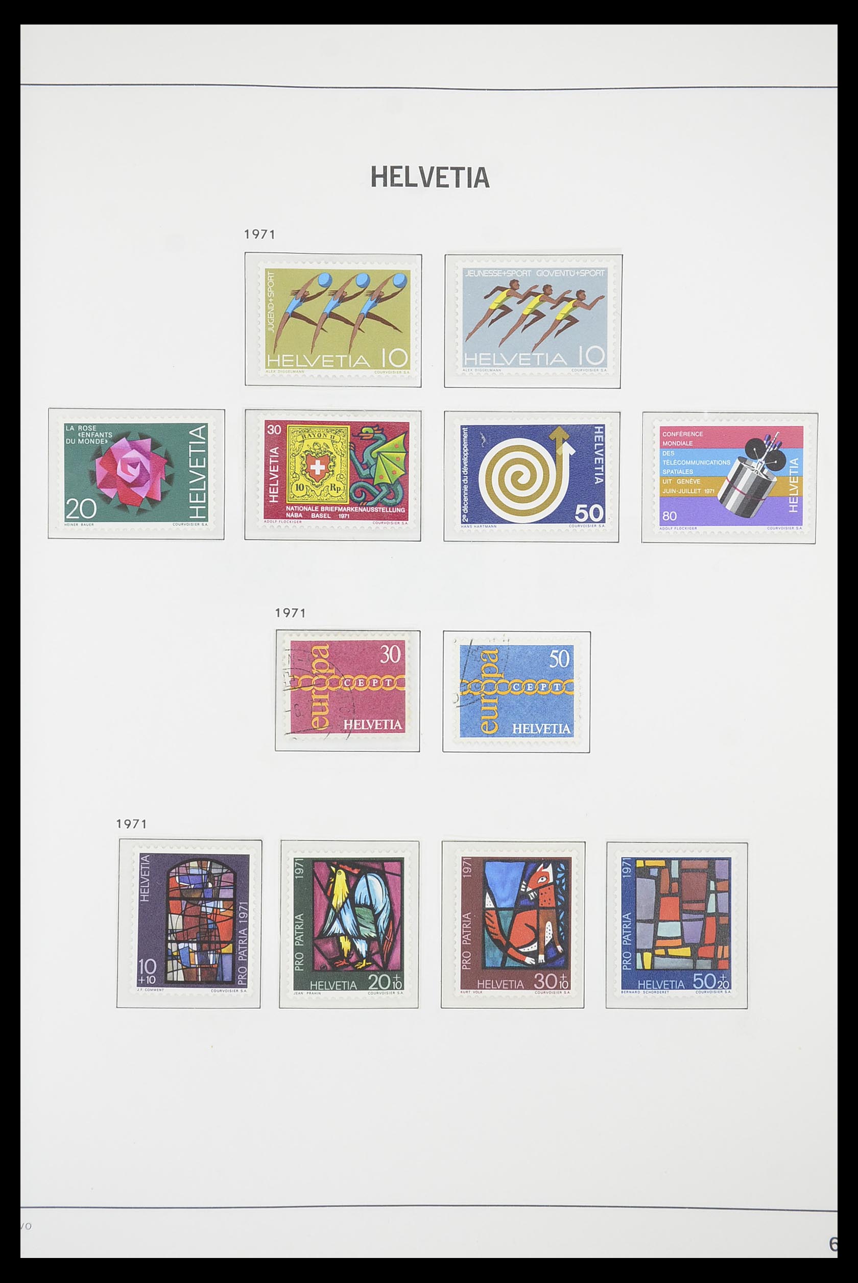 33915 062 - Stamp collection 33915 Switzerland 1850-1994.