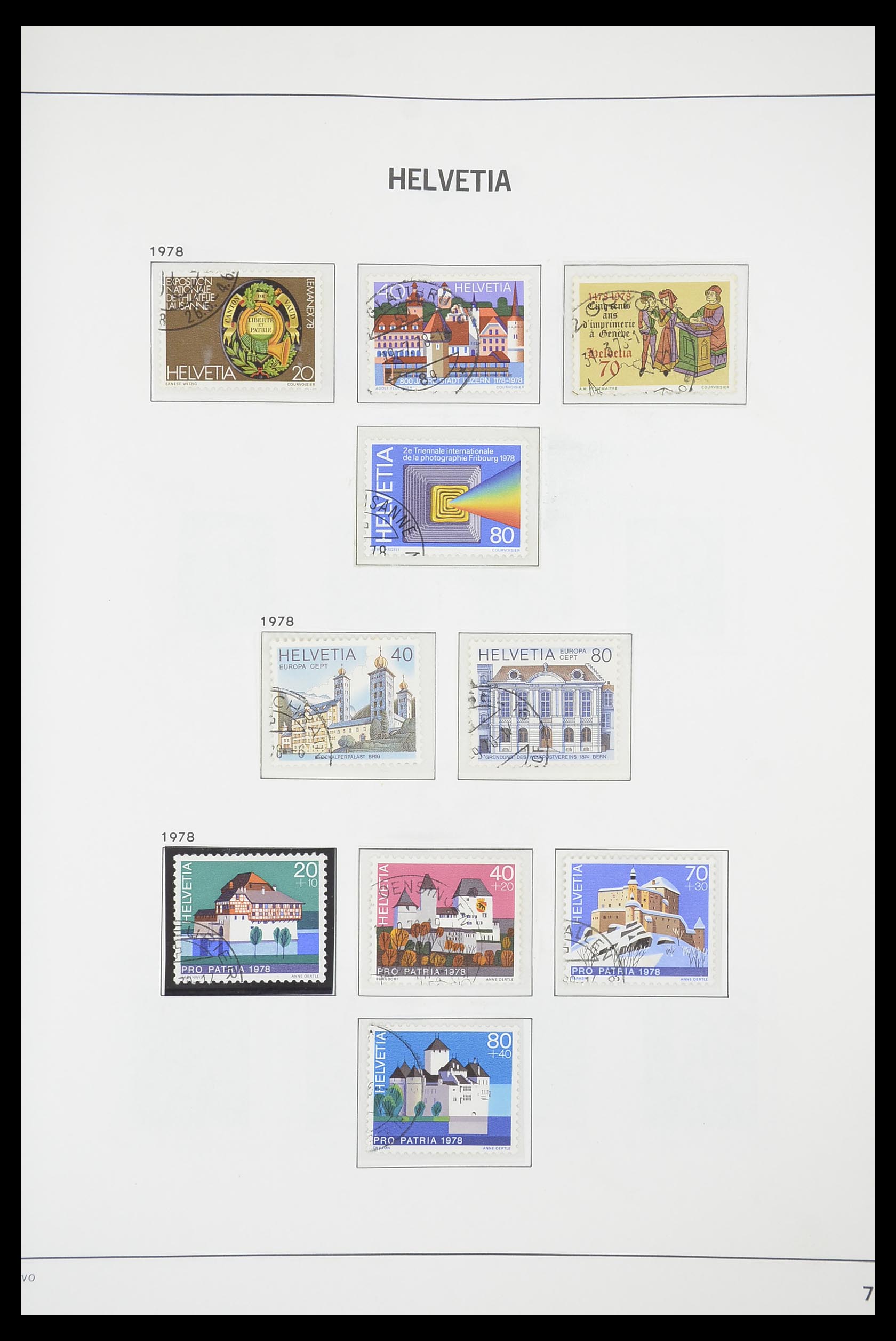 33915 076 - Stamp collection 33915 Switzerland 1850-1994.