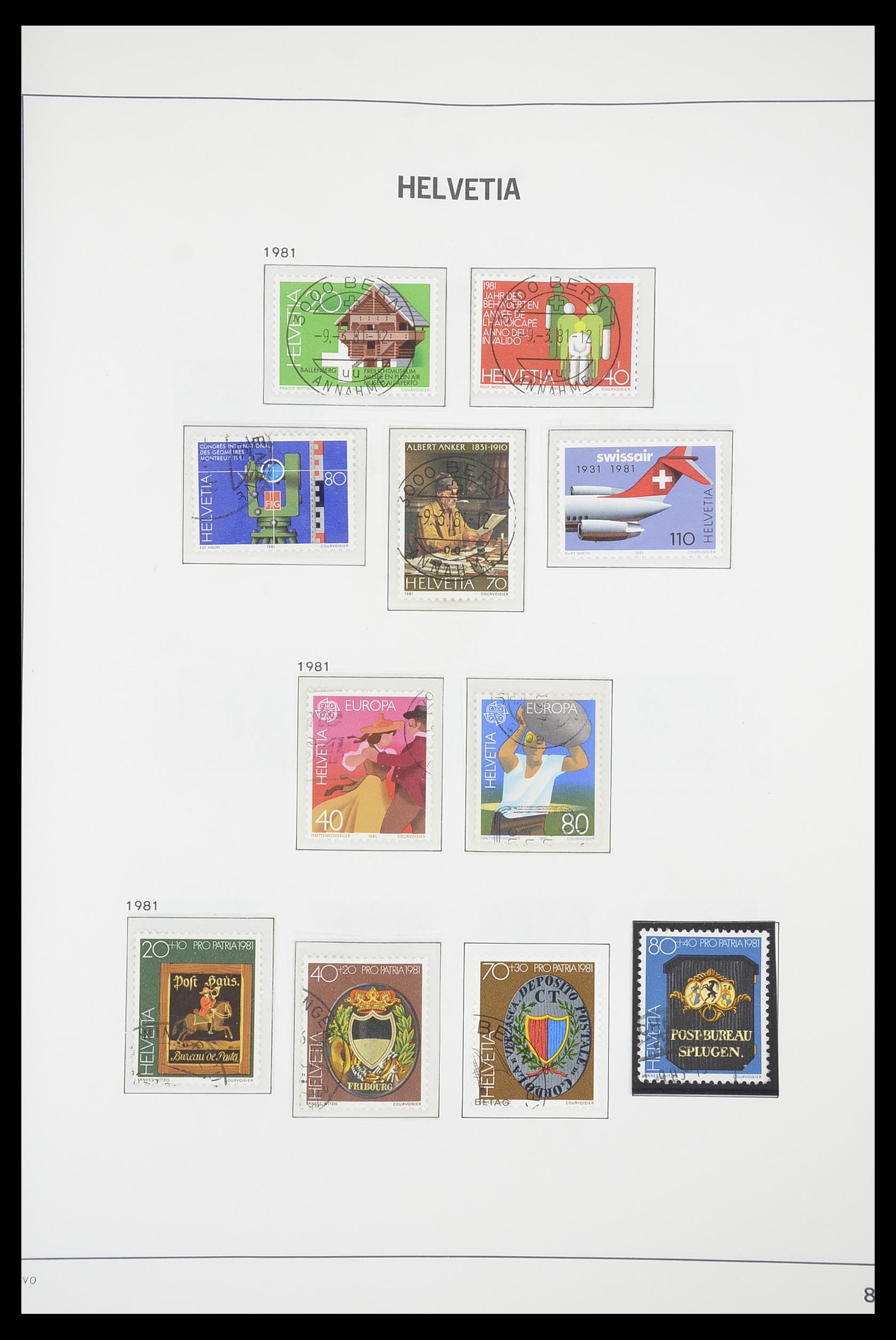33915 082 - Stamp collection 33915 Switzerland 1850-1994.