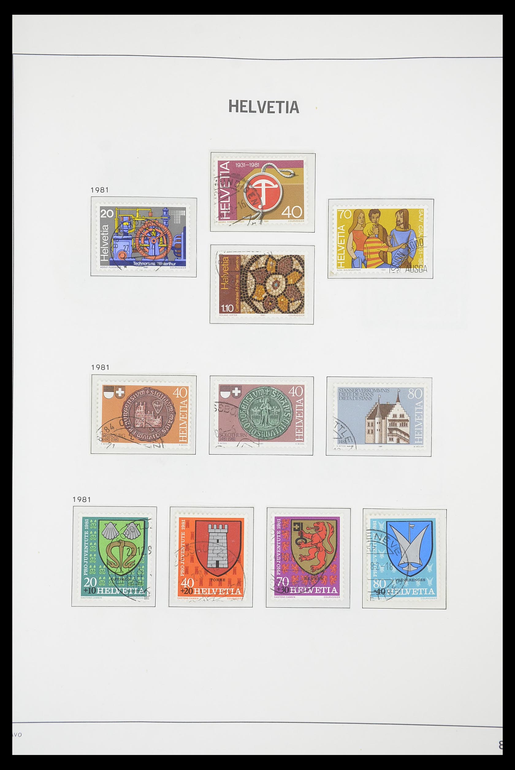 33915 083 - Stamp collection 33915 Switzerland 1850-1994.