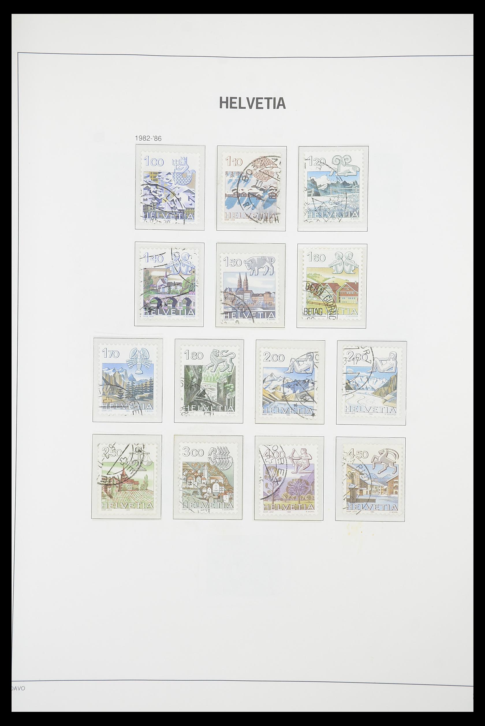 33915 086 - Stamp collection 33915 Switzerland 1850-1994.