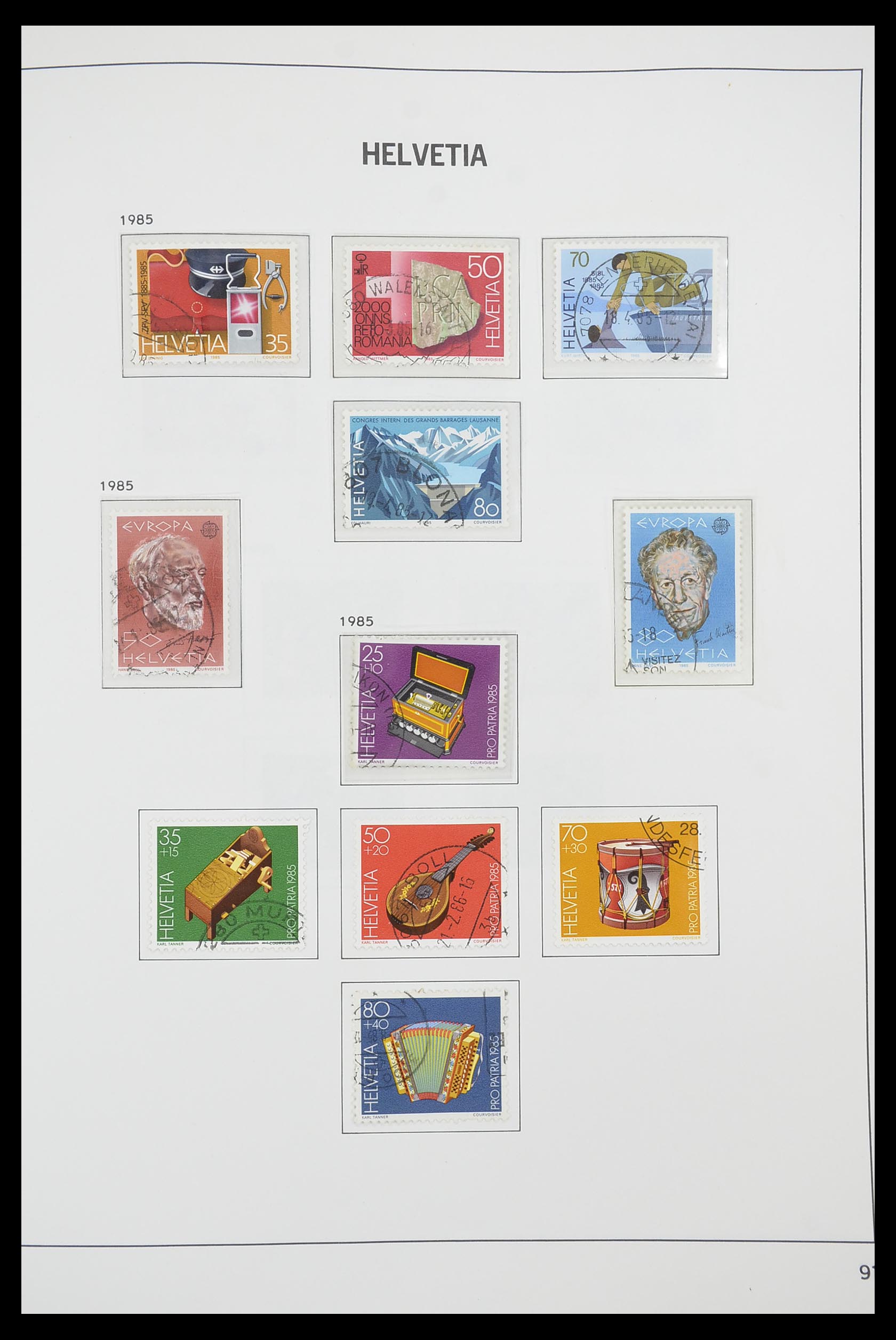 33915 091 - Stamp collection 33915 Switzerland 1850-1994.