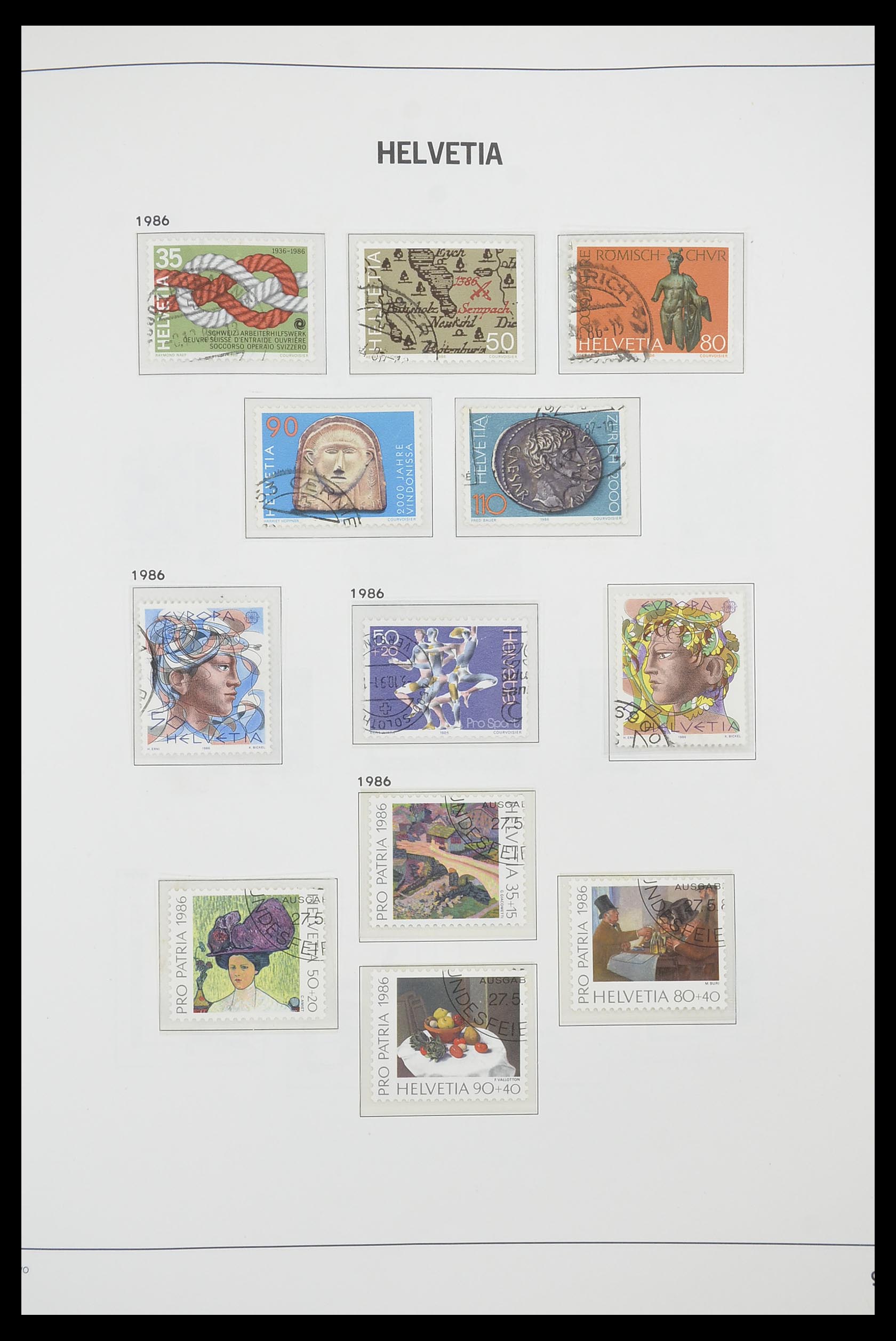 33915 093 - Stamp collection 33915 Switzerland 1850-1994.
