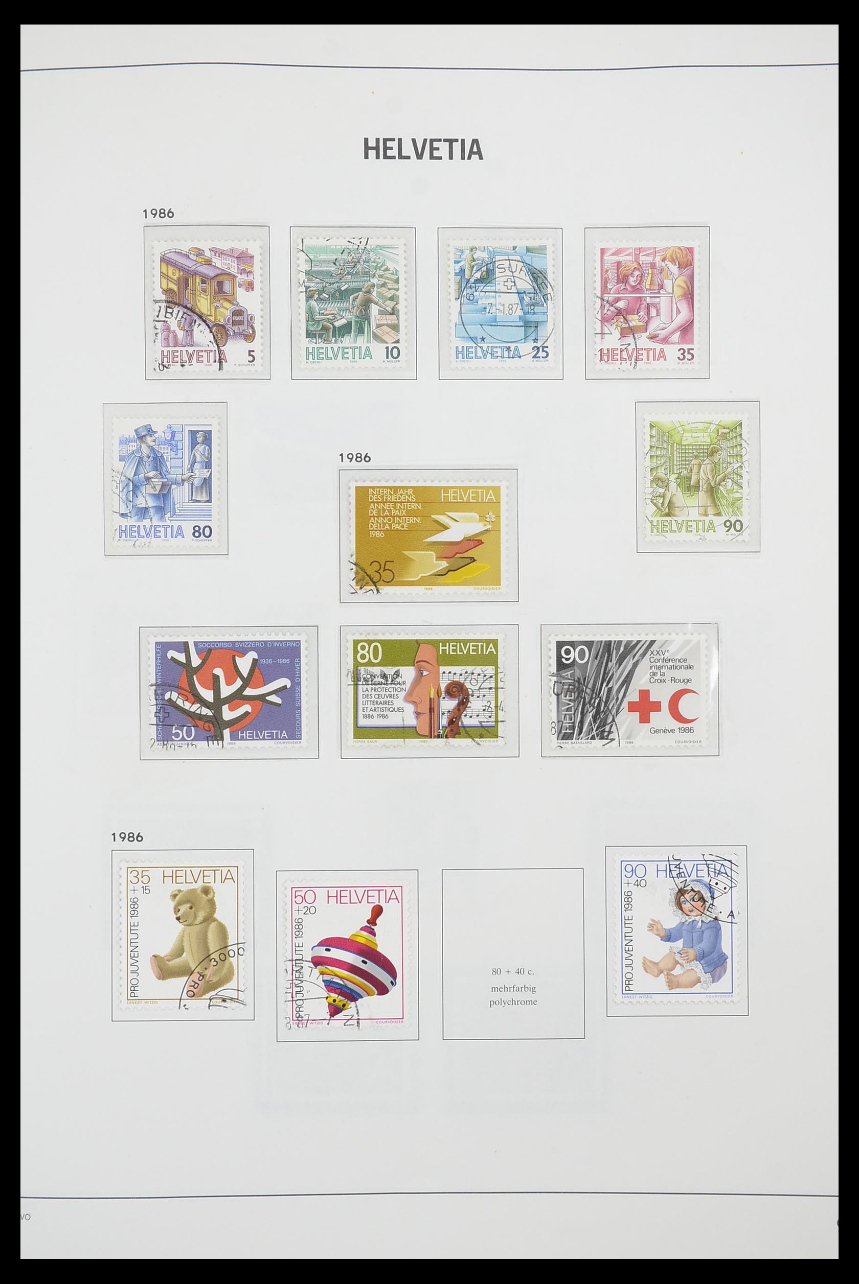 33915 094 - Stamp collection 33915 Switzerland 1850-1994.
