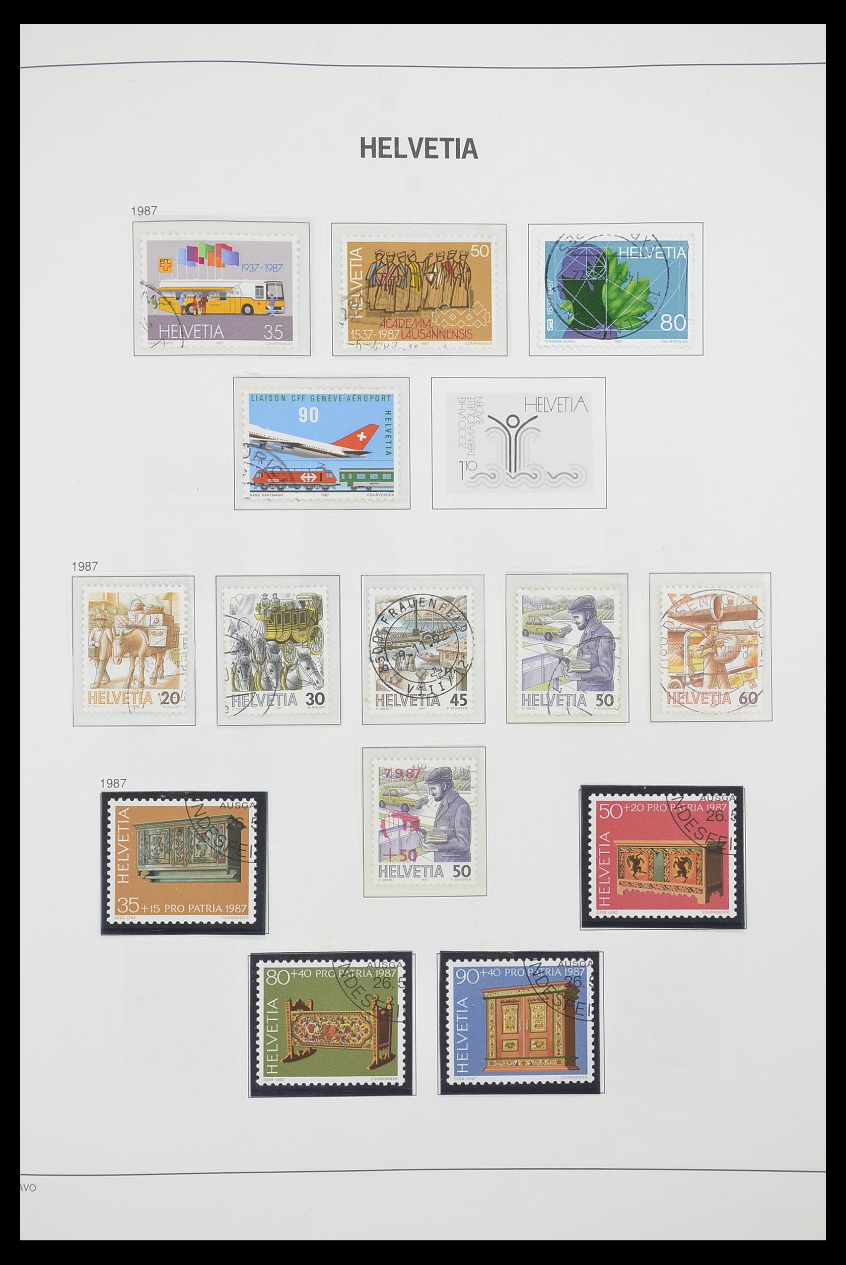 33915 095 - Stamp collection 33915 Switzerland 1850-1994.