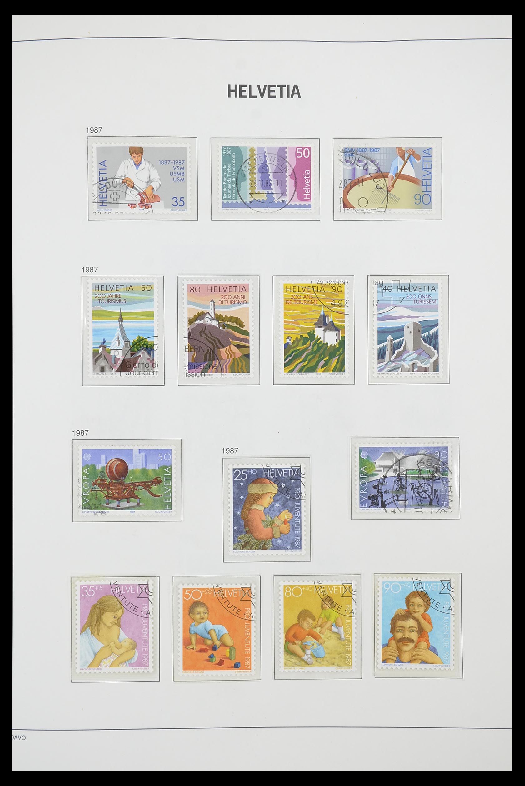 33915 096 - Stamp collection 33915 Switzerland 1850-1994.