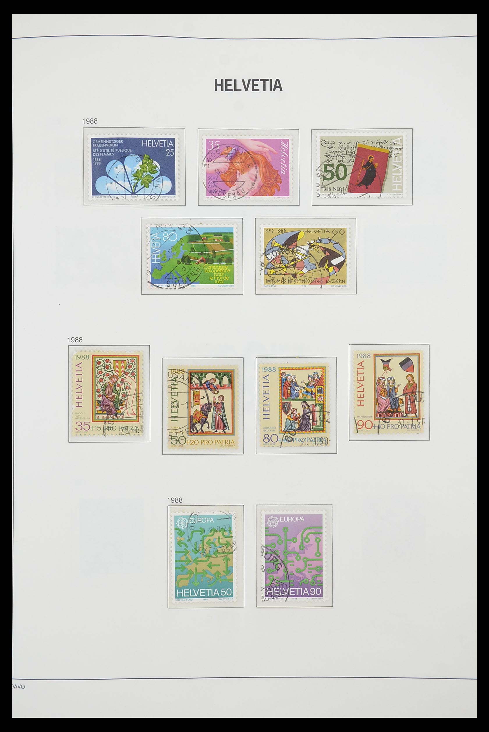 33915 097 - Stamp collection 33915 Switzerland 1850-1994.