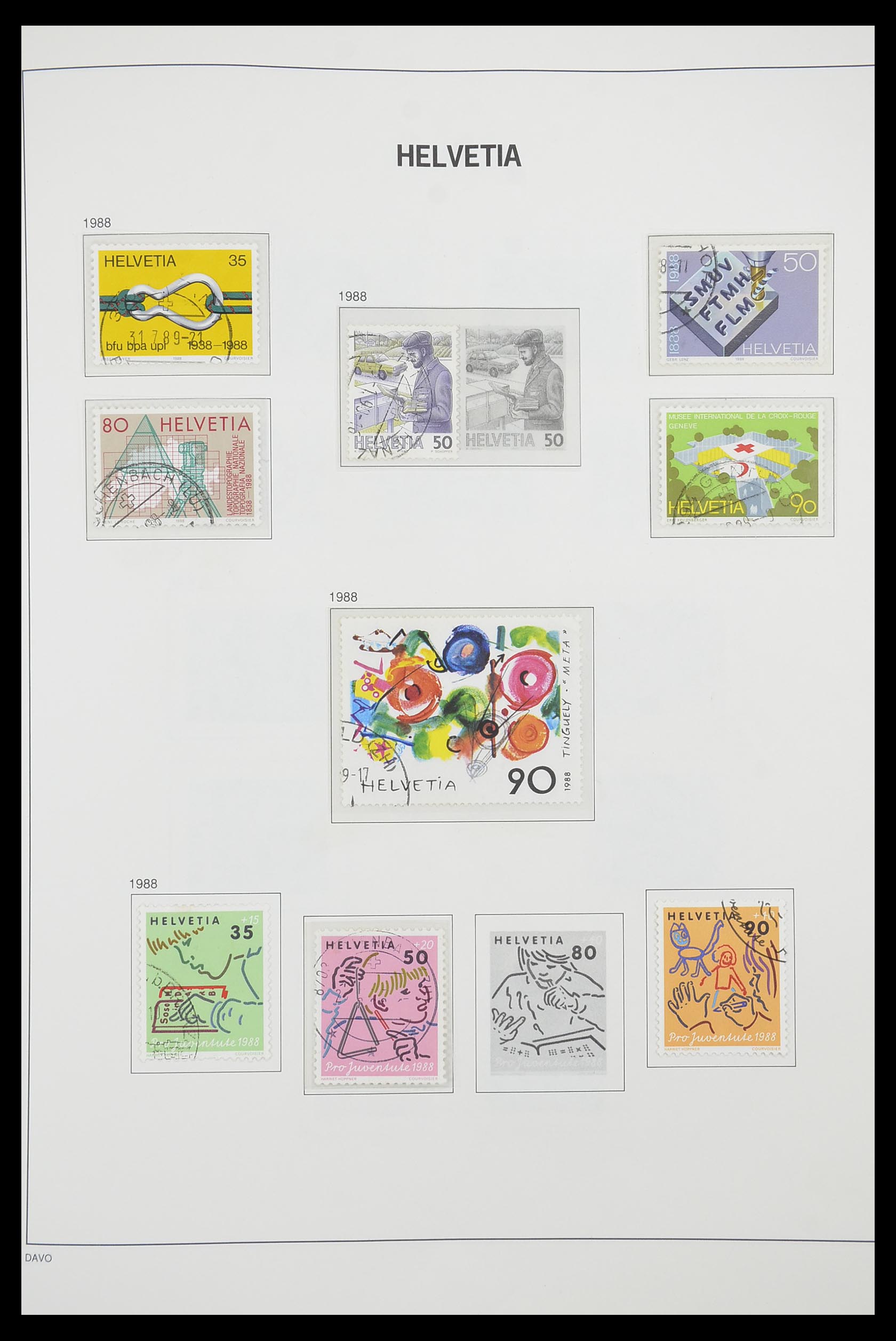 33915 098 - Stamp collection 33915 Switzerland 1850-1994.