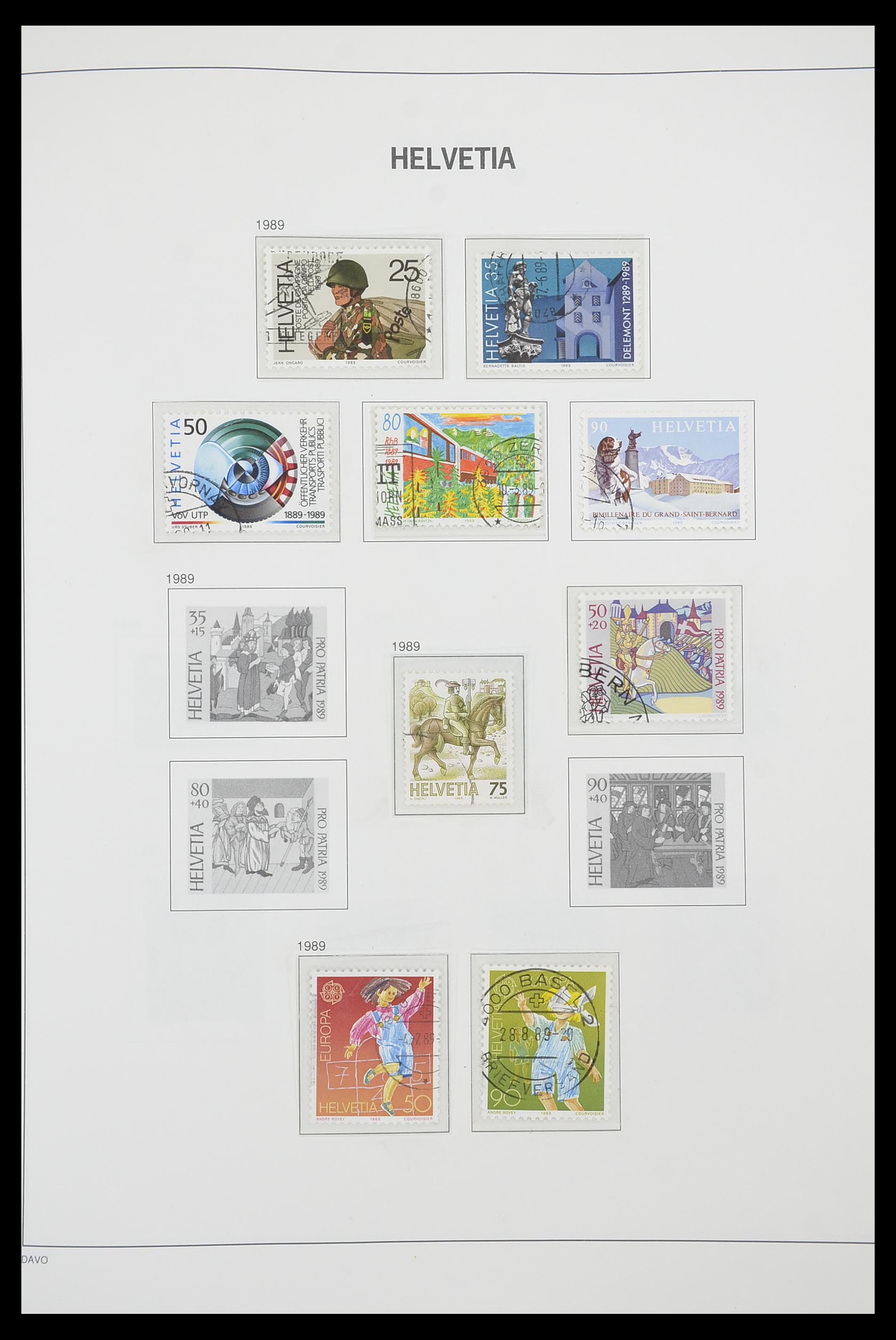 33915 099 - Stamp collection 33915 Switzerland 1850-1994.