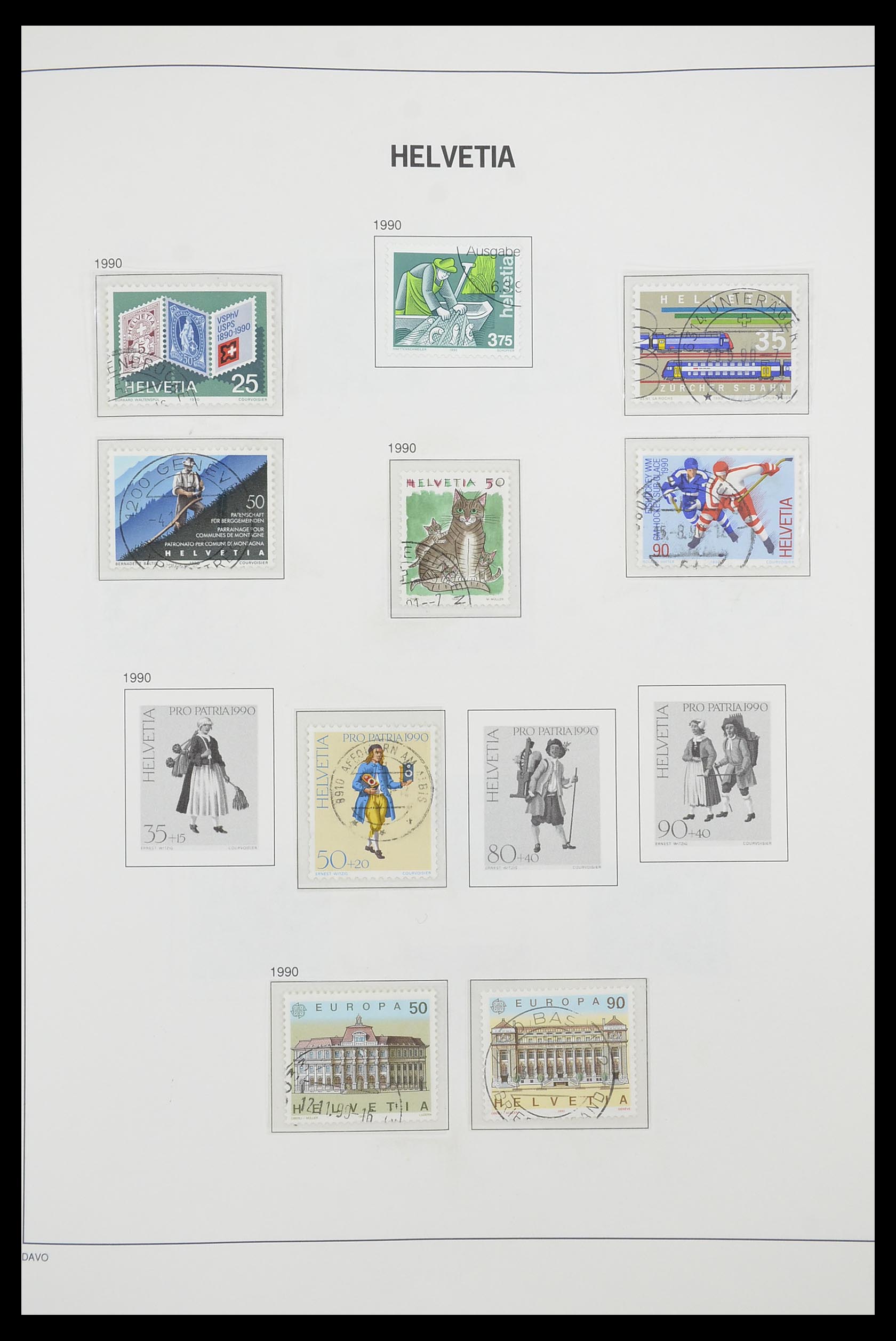 33915 101 - Stamp collection 33915 Switzerland 1850-1994.