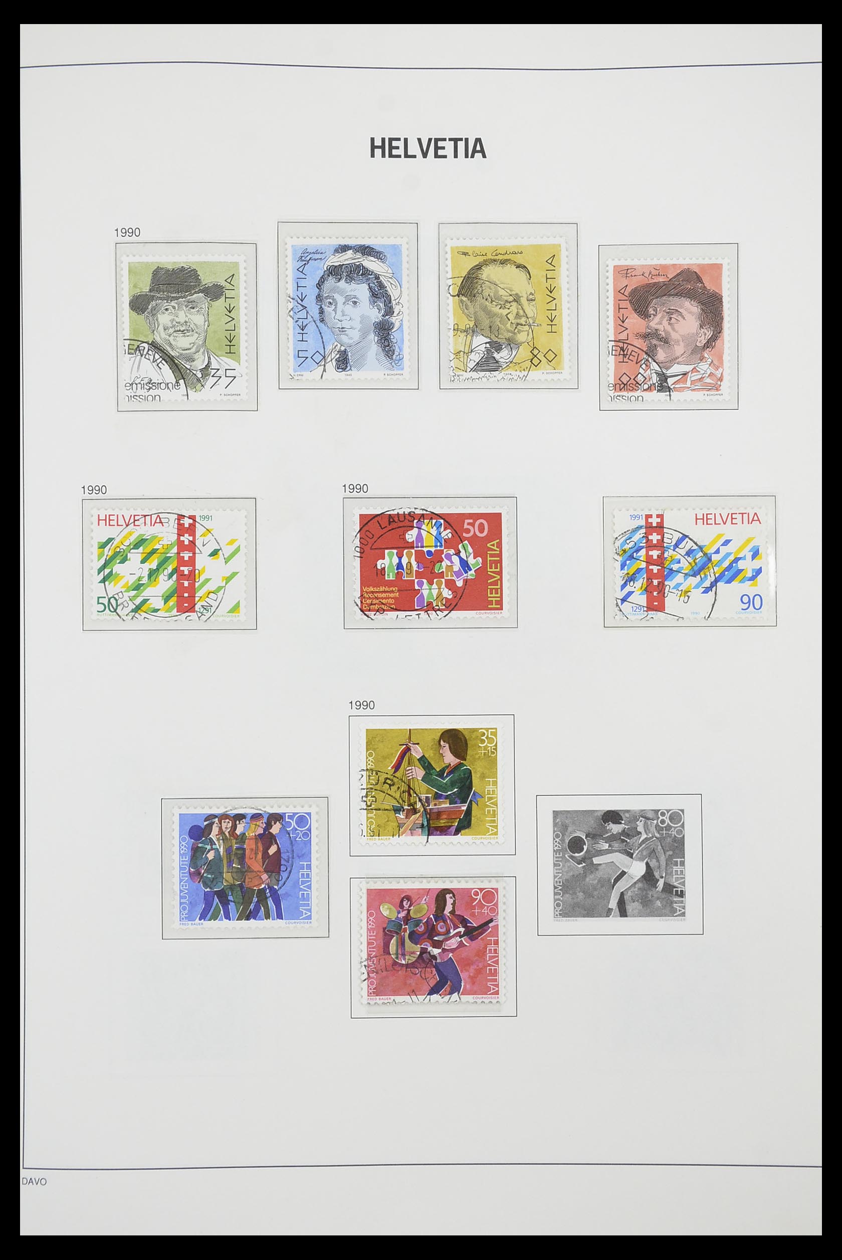33915 102 - Stamp collection 33915 Switzerland 1850-1994.