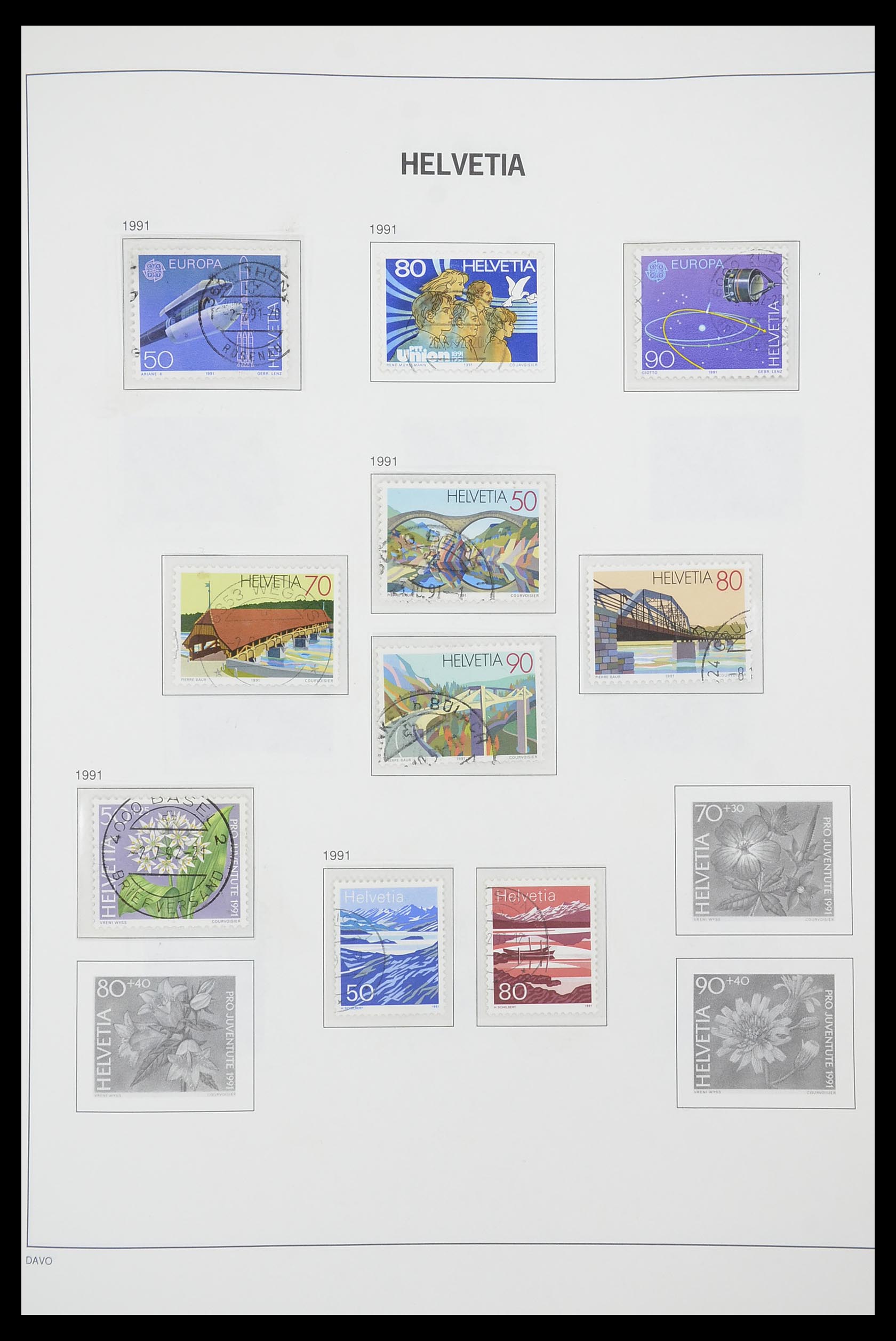 33915 104 - Stamp collection 33915 Switzerland 1850-1994.