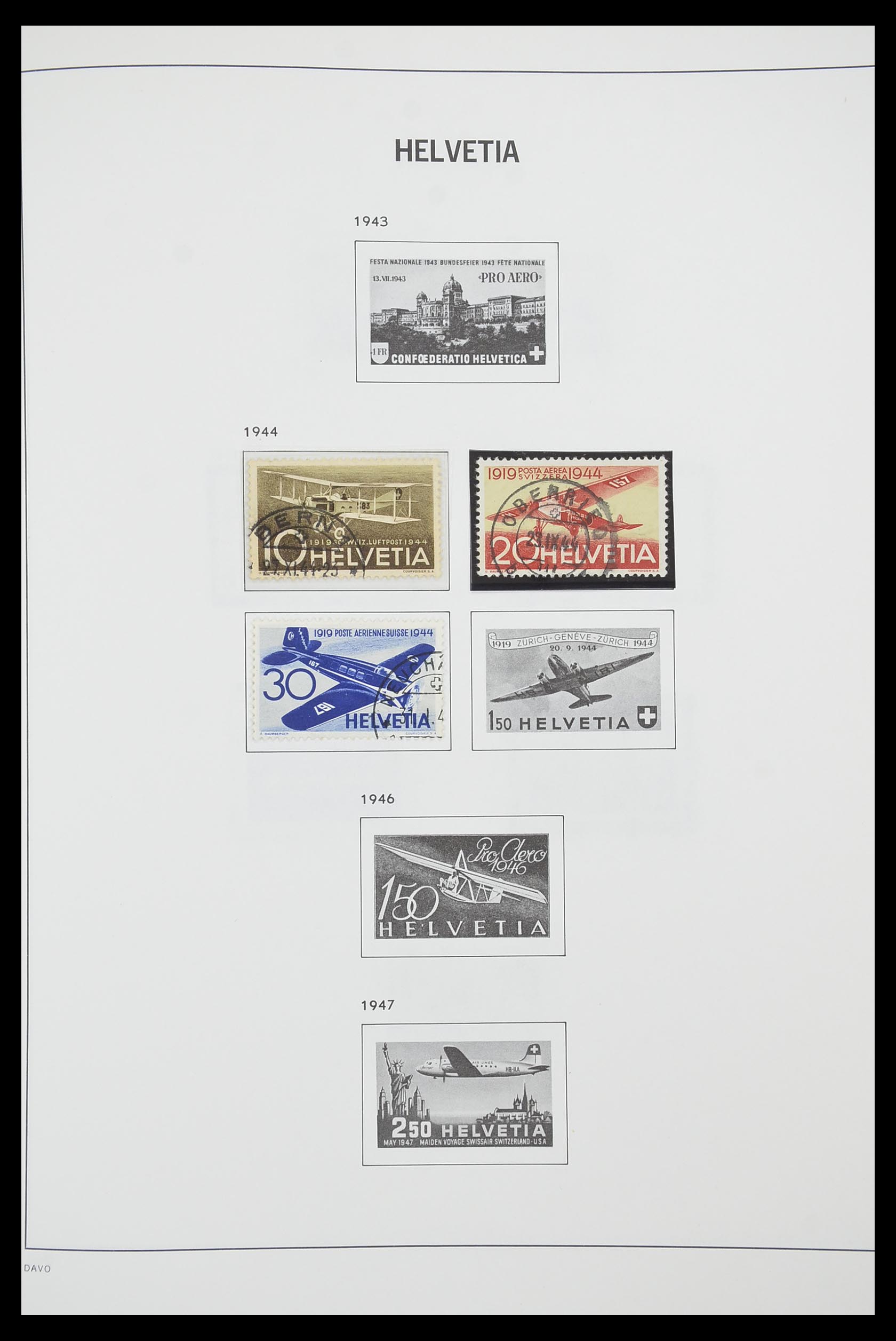 33915 110 - Stamp collection 33915 Switzerland 1850-1994.
