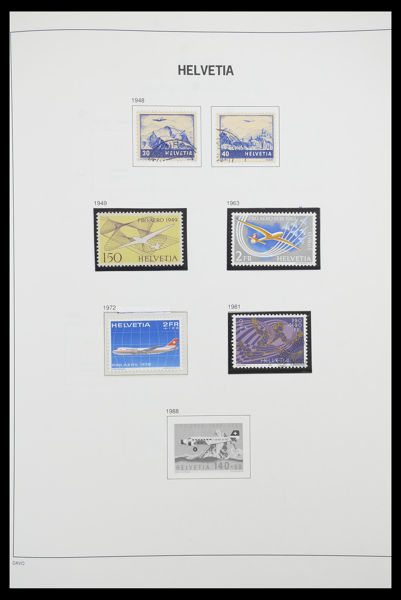 33915 111 - Stamp collection 33915 Switzerland 1850-1994.